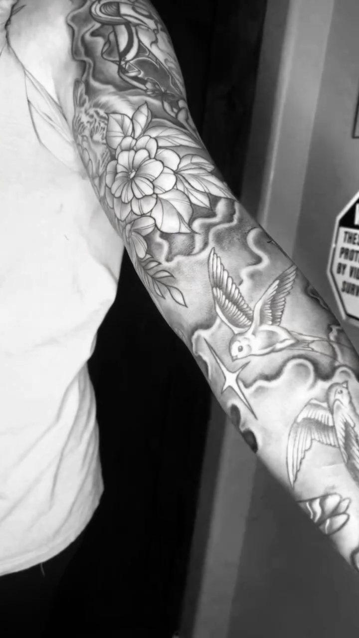 Tattoo by @angiestattoosaz — black_and_grey, realism