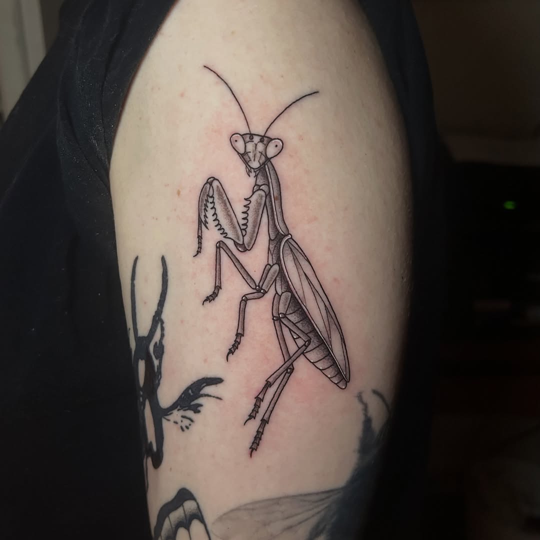 Tattoo by @wldspce — black_and_grey, realism
