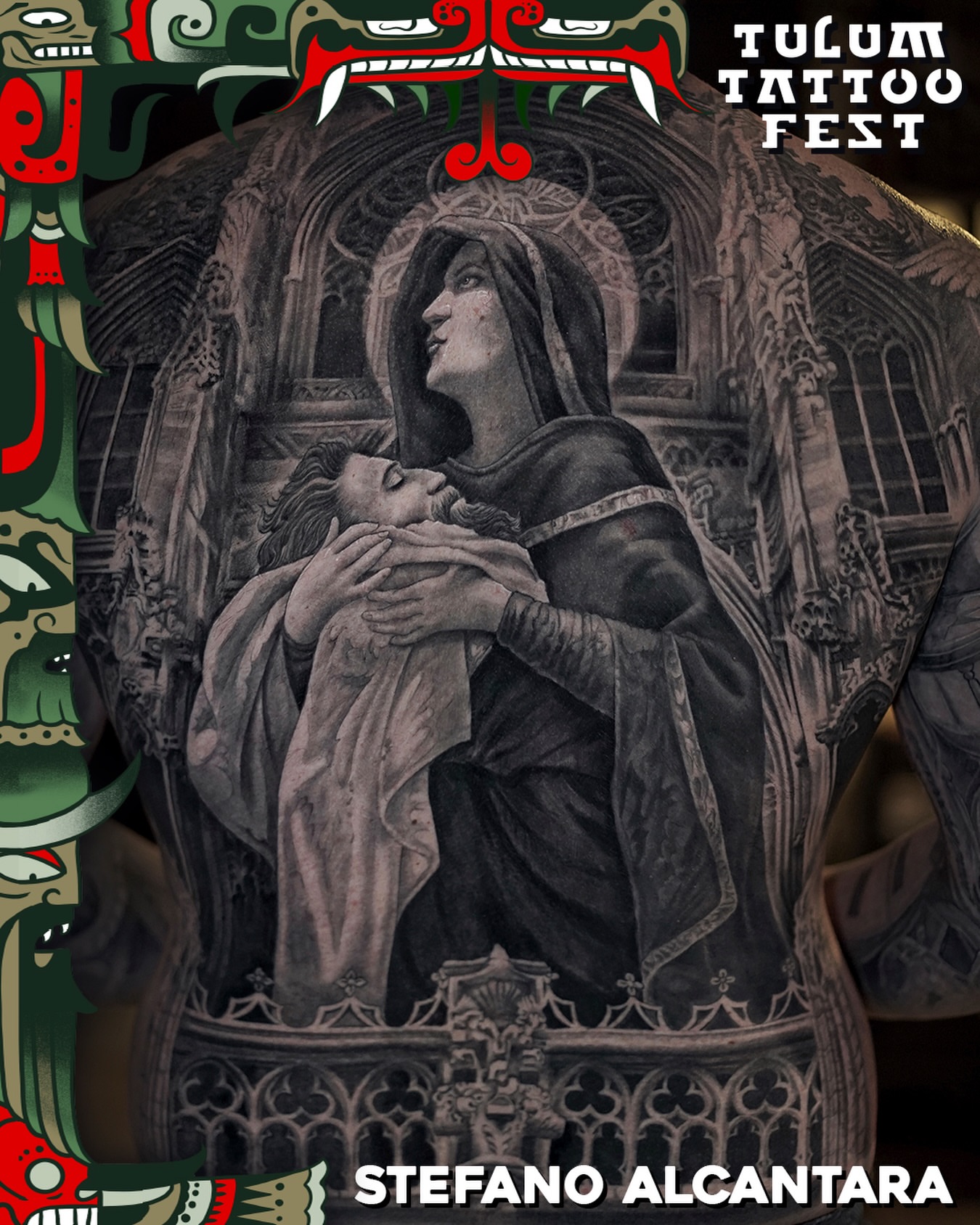 Tattoo by @stefanoalcantara — black_and_grey, realism