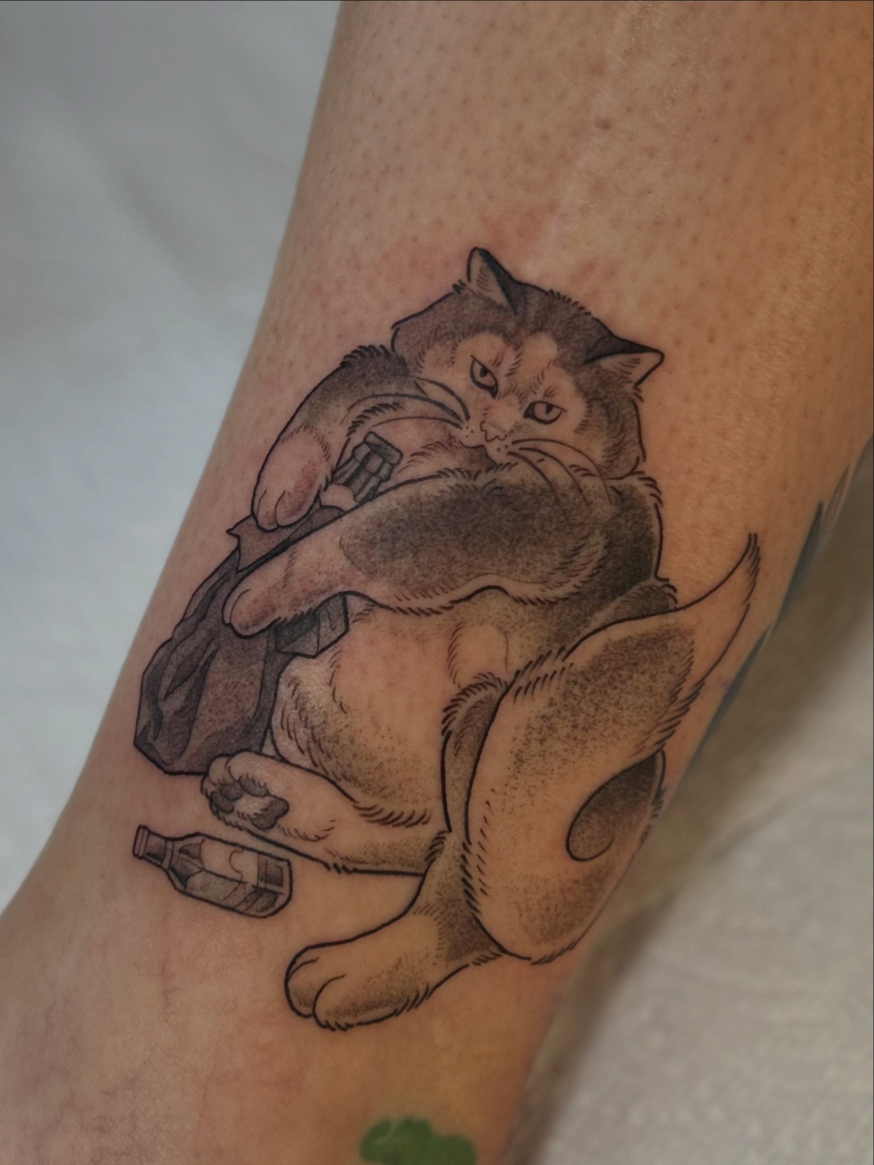 Tattoo by @gr3ywash — black_and_grey