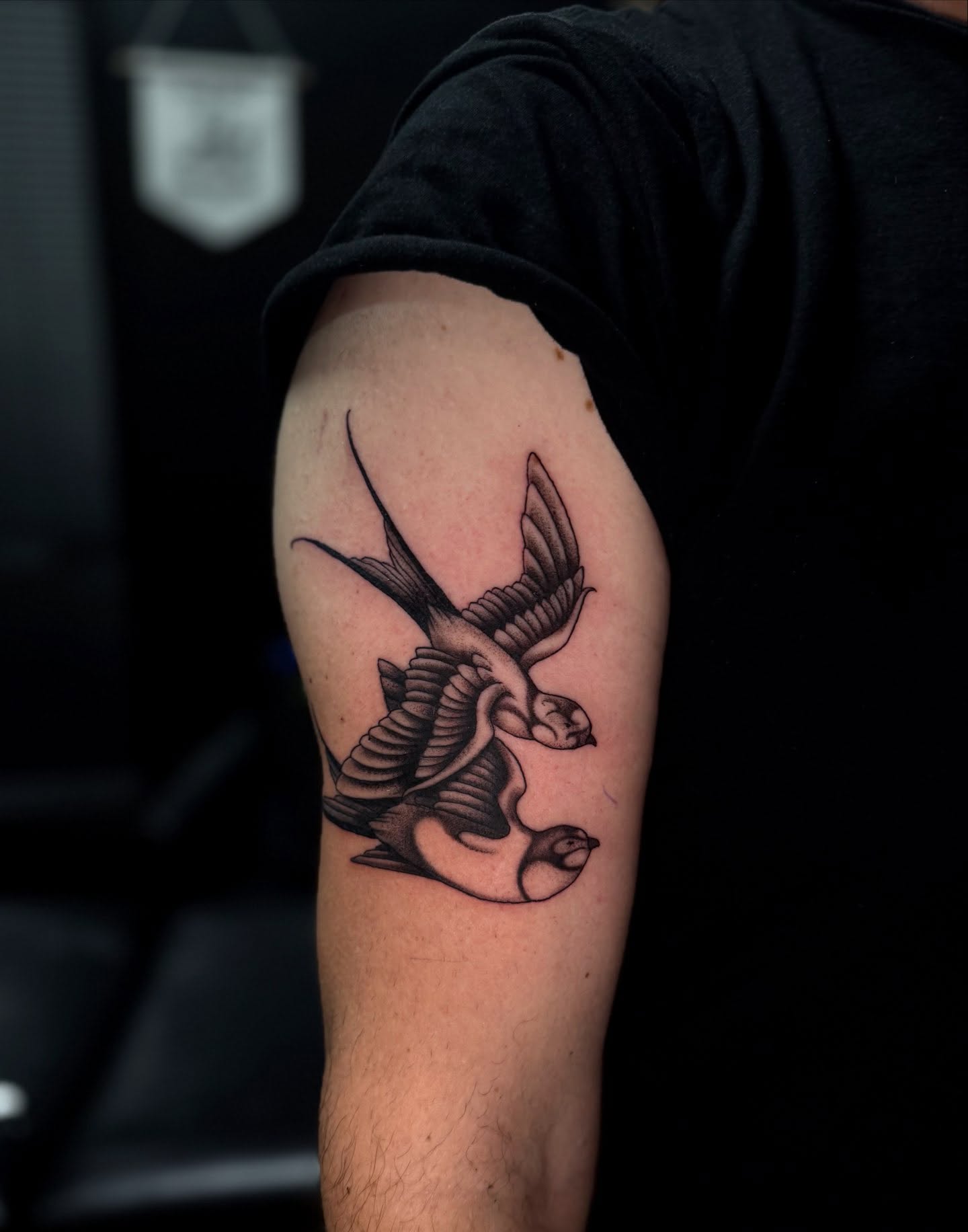Tattoo by @causedonuts — black_and_grey