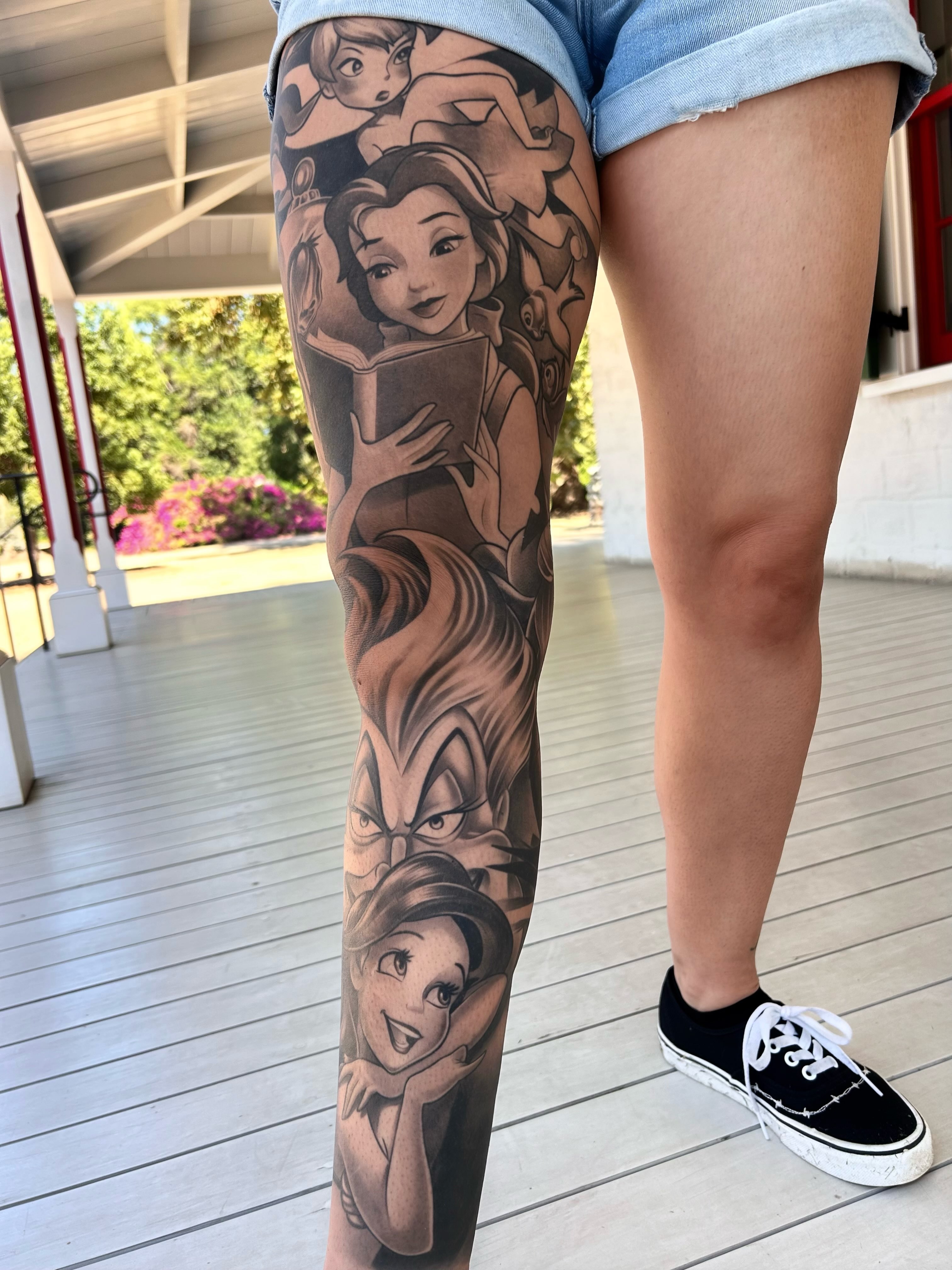 Tattoo by @anthonydavis83 โ realism, dotwork