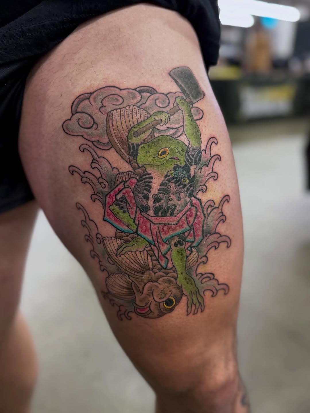 Tattoo by @hannahleetattoos — japanese_irezumi, new_school
