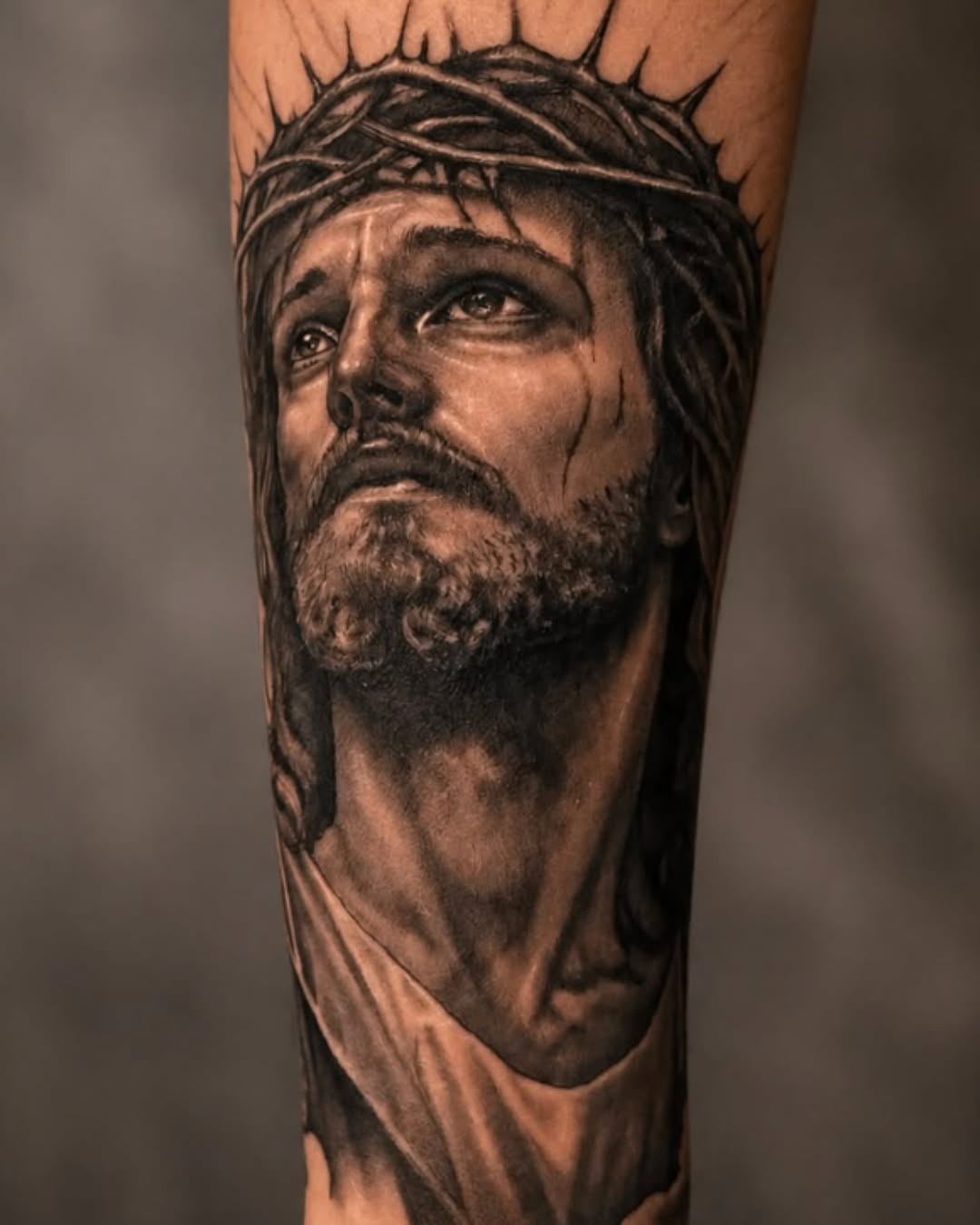 Tattoo by @gusbyrdtat2 — realism, black_and_grey