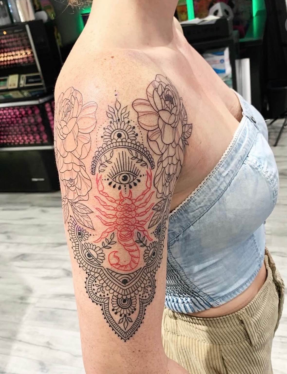 Tattoo by @joytattoo.flashbook — blackwork, ornamental