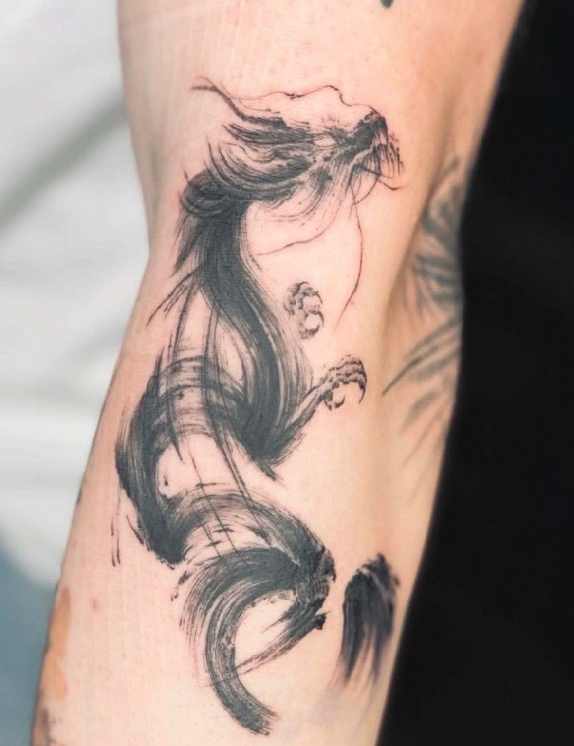 Tattoo by @joytattoo.flashbook — blackwork, illustrative