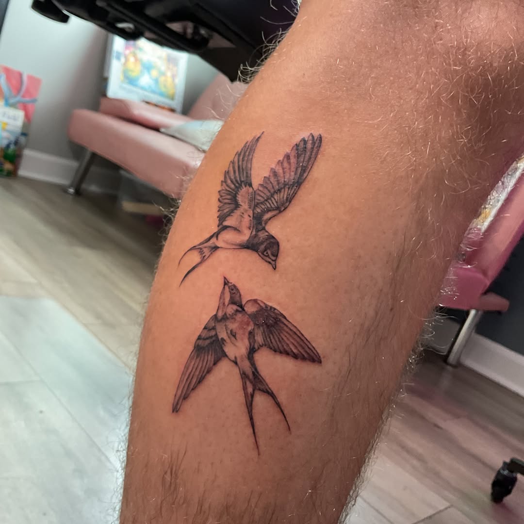 Tattoo by @bossladyphe1 — black_and_grey, realism