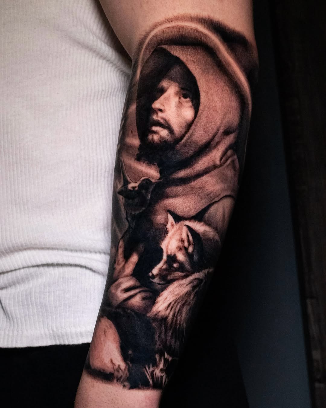 Tattoo by @isabelroseink — realism, black_and_grey