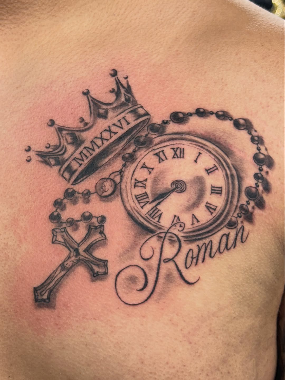 Tattoo by @og_tattoos_ — black_and_grey, lettering_script