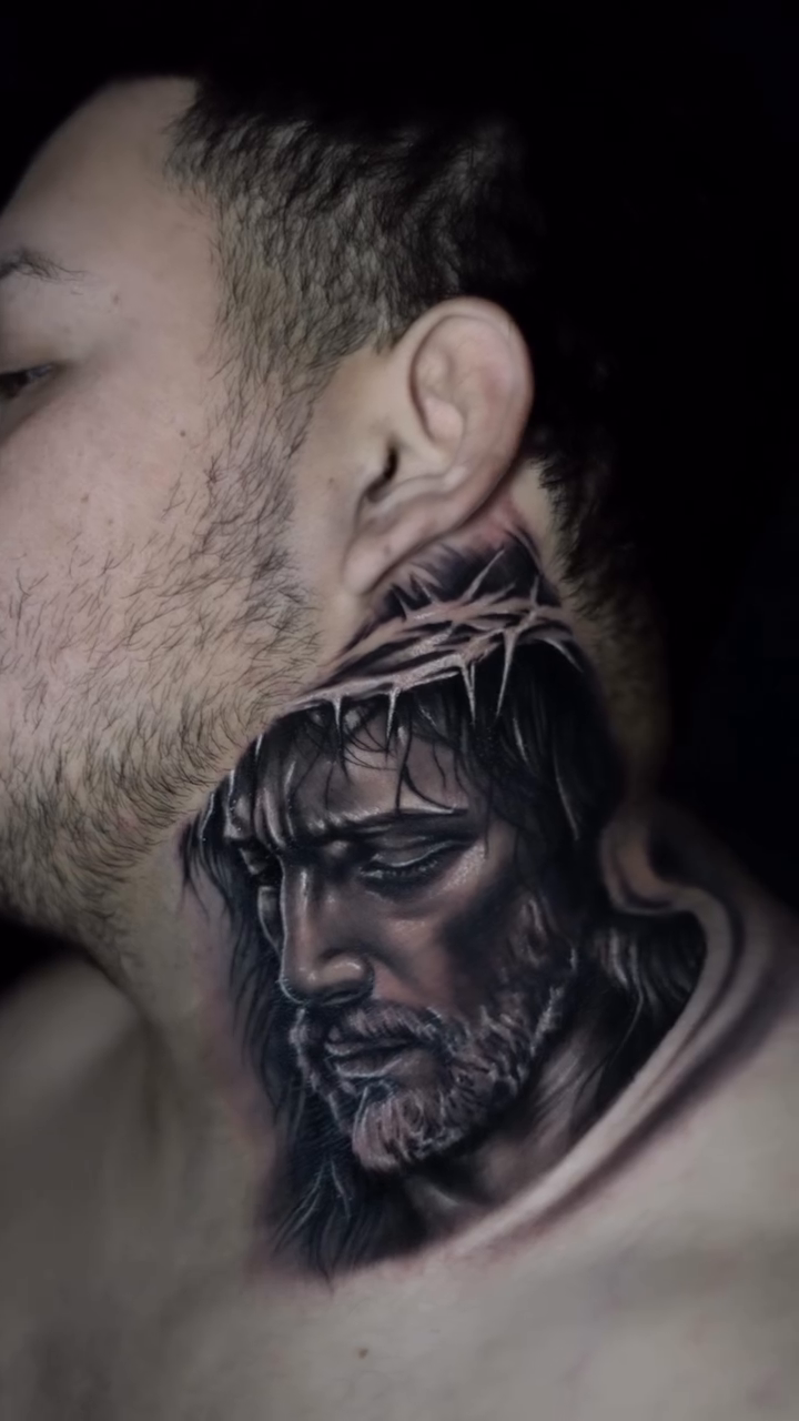 Tattoo by @tattooyasmany2012 — realism, black_and_grey