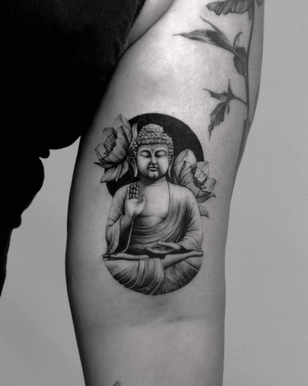 Tattoo by @henkotattooart — realism, black_and_grey