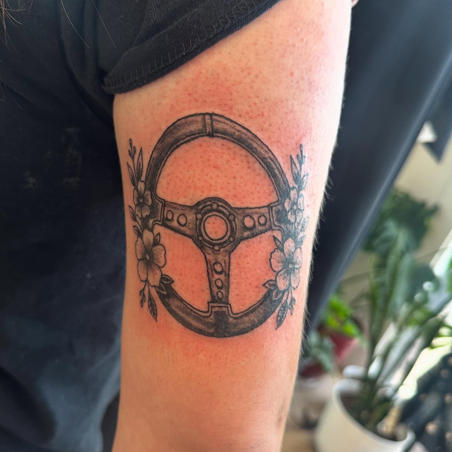 Tattoo by @dsteal03 — black_and_grey