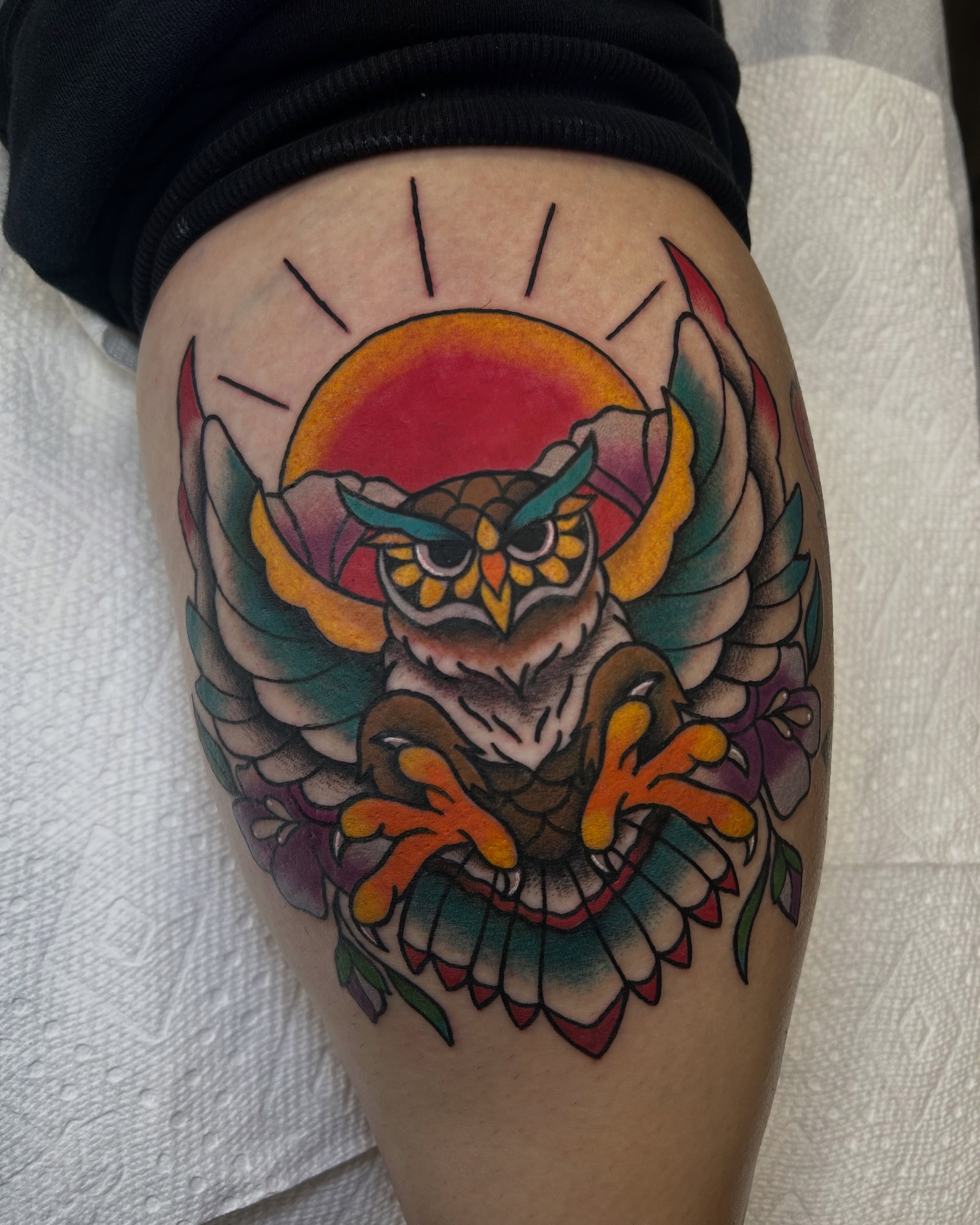 Tattoo by @tradcattats — american_traditional