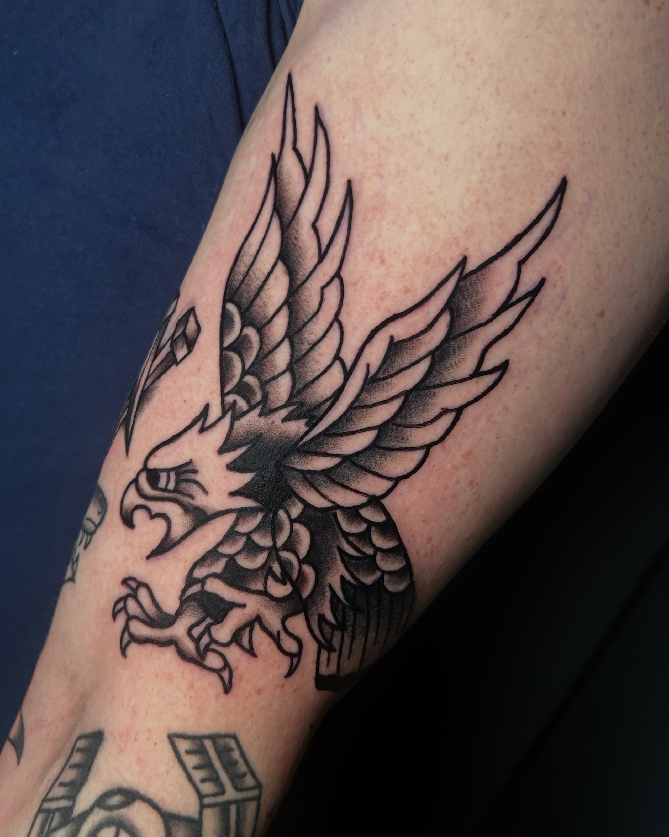 Tattoo by @tradcattats — american_traditional