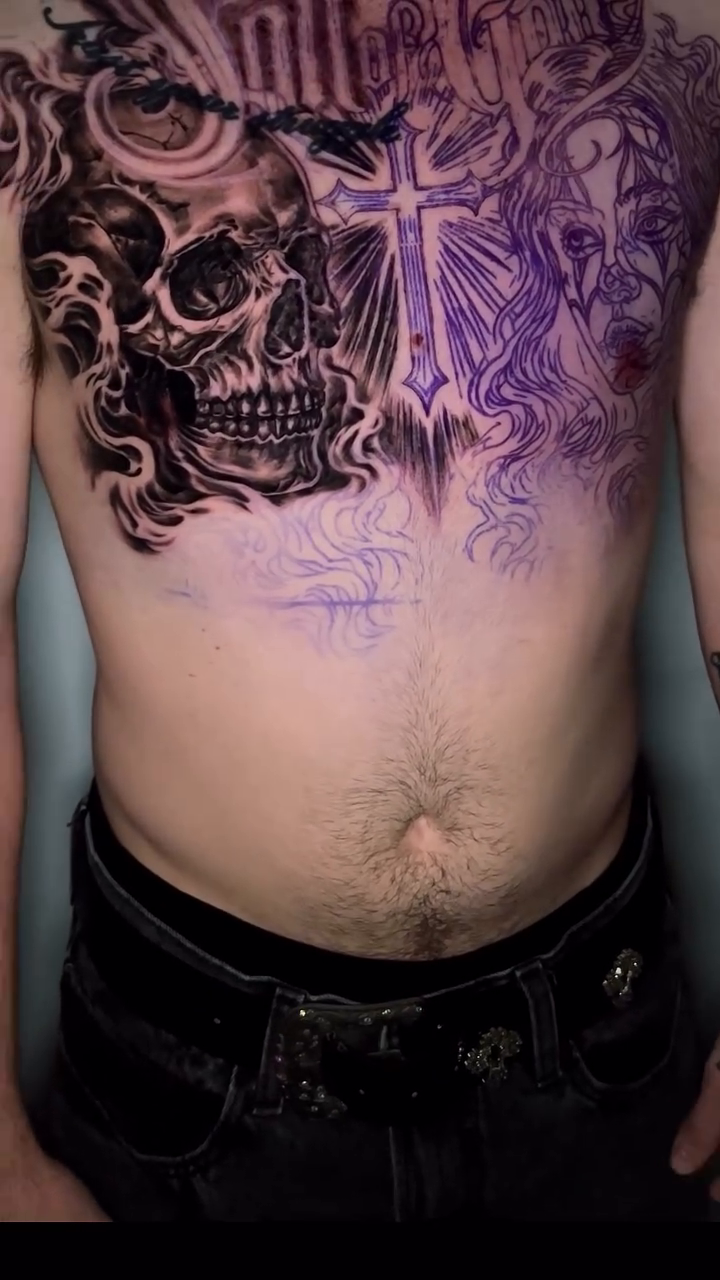 Tattoo by @juangdup — dark_realism, black_and_grey