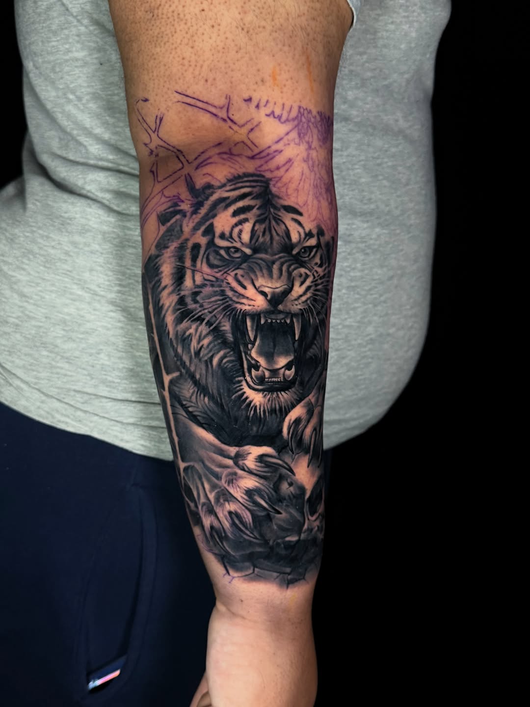 Tattoo by @arthurvolper — realism, black_and_grey