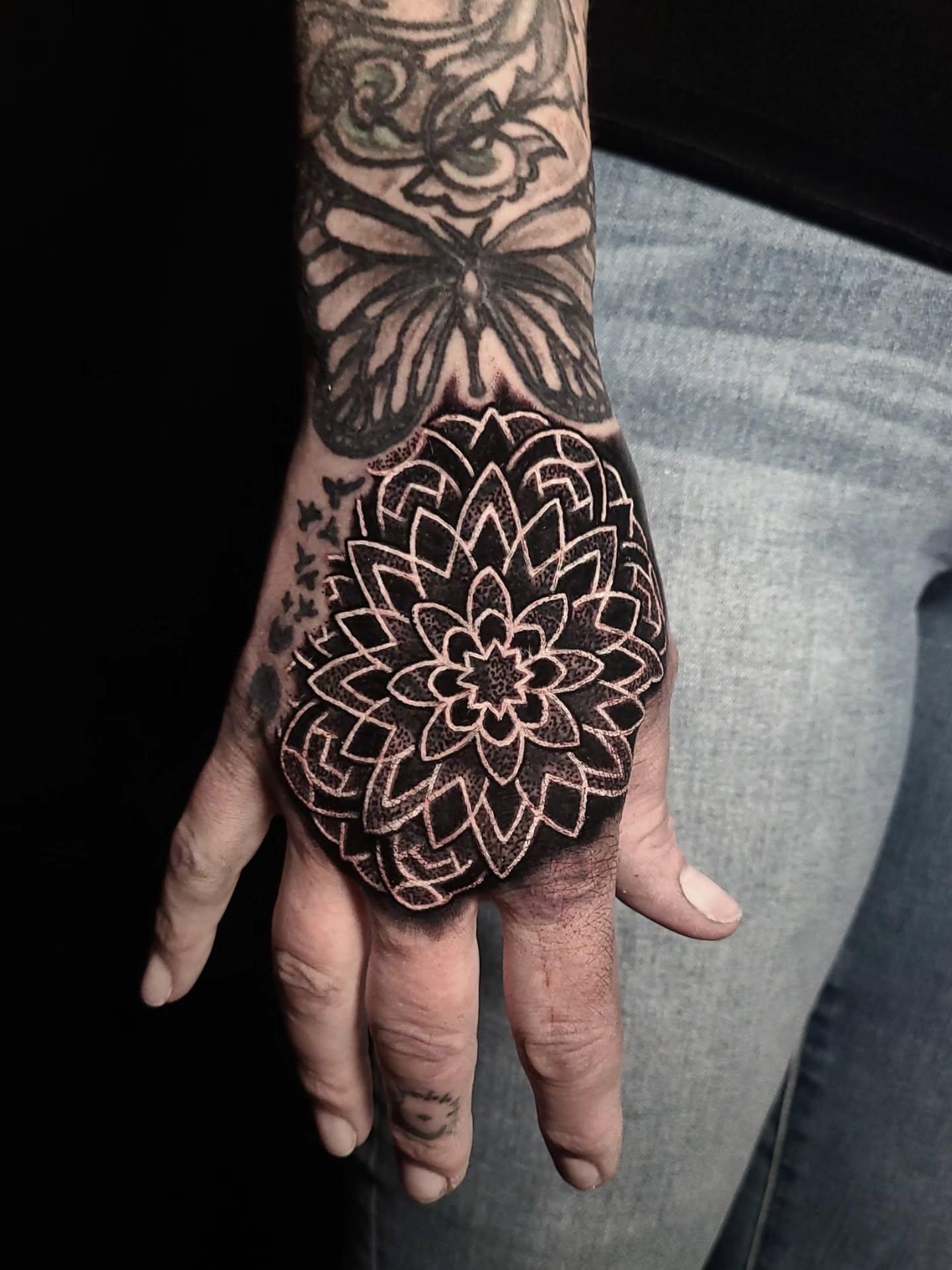 Tattoo by @alexanderstairstattoos — geometric