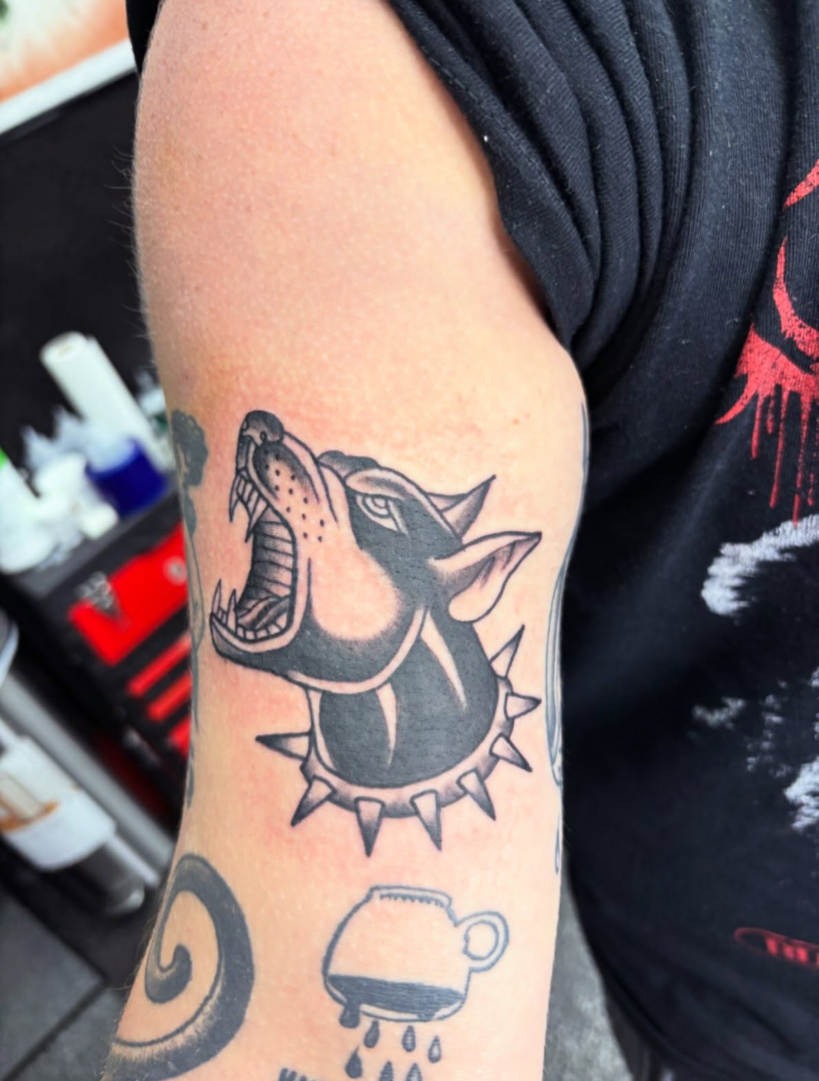 Tattoo by @tattoohaven_fxbg_va โ black_and_grey