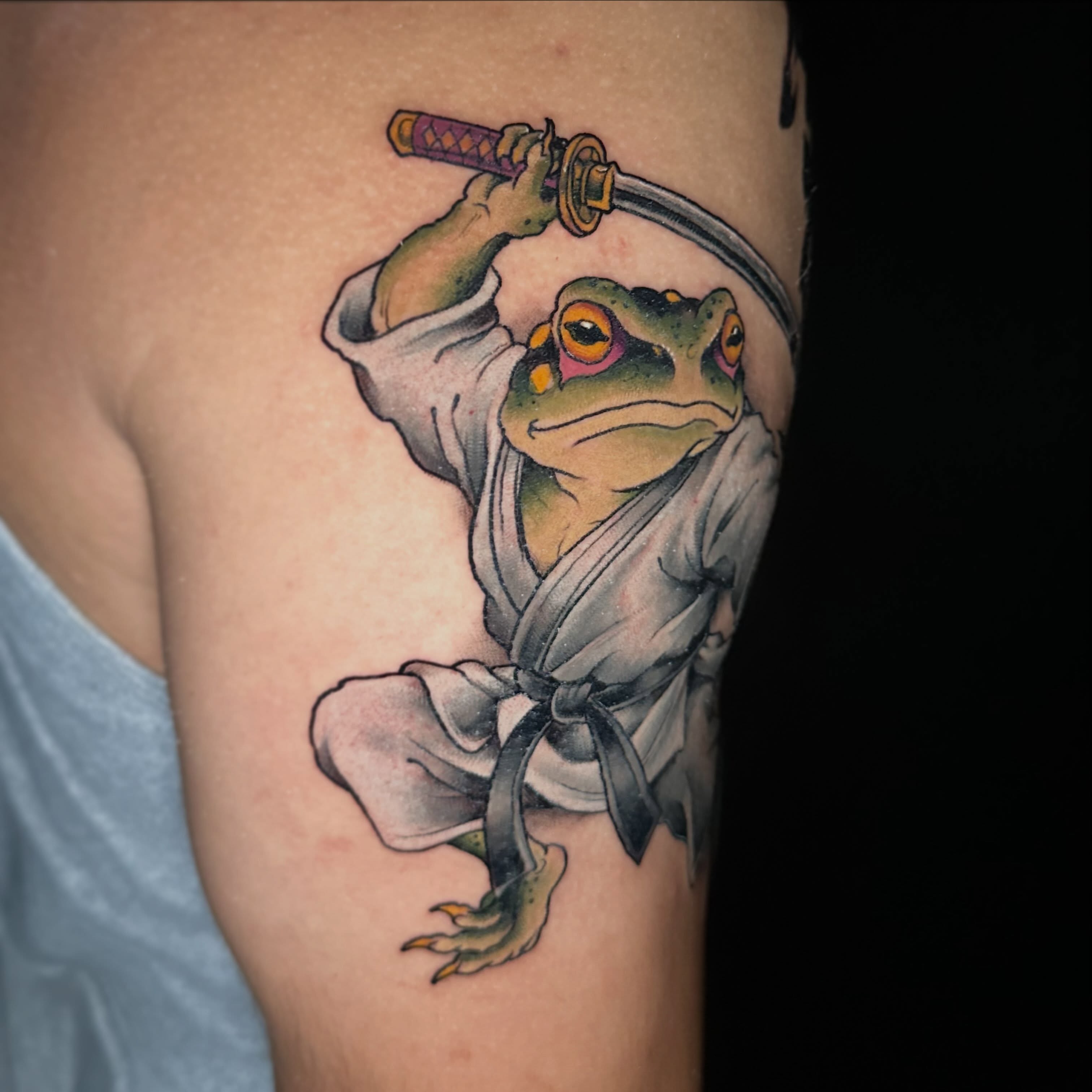 Tattoo by @bigbonedgnome — realism, dotwork