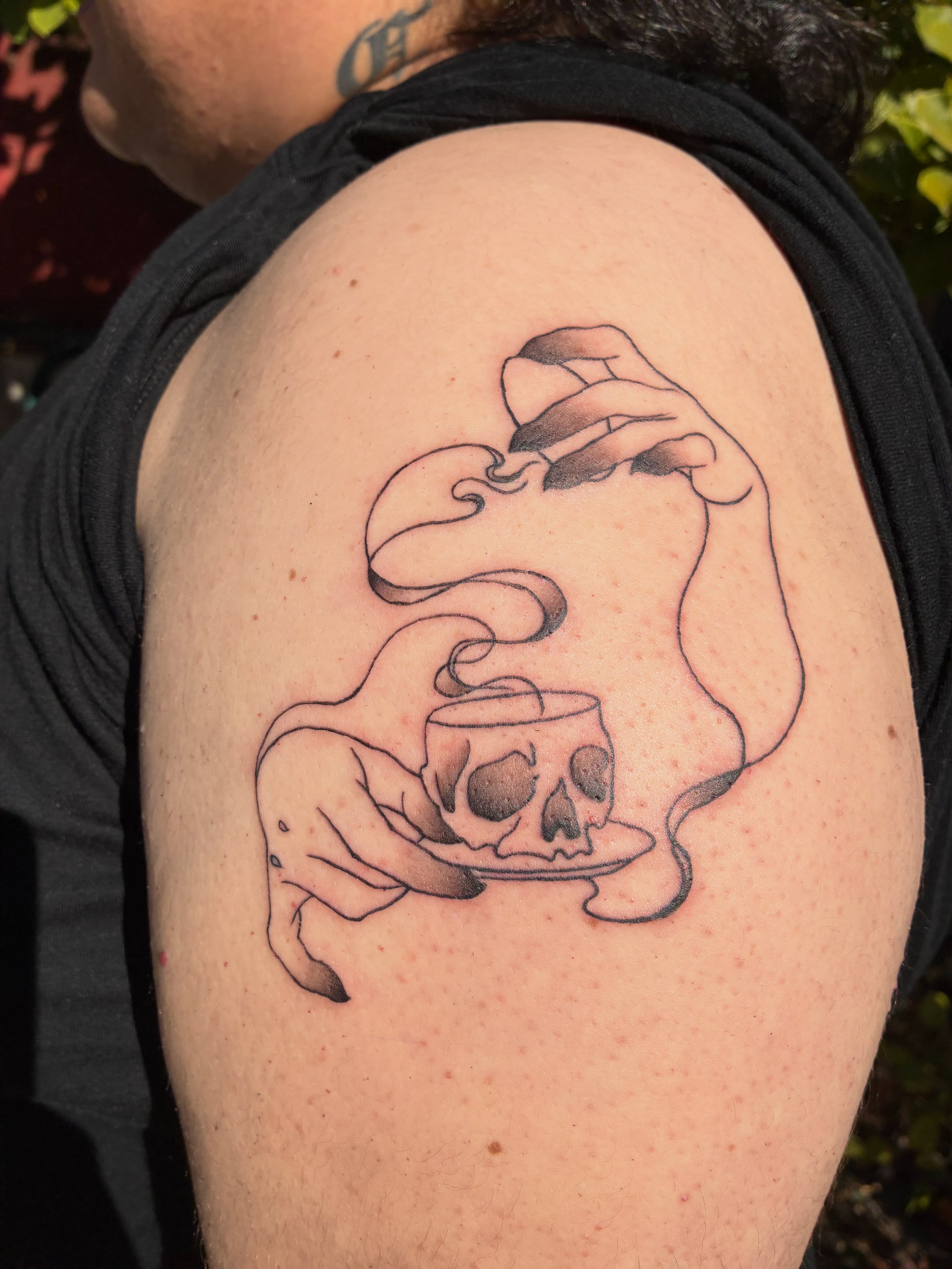 Tattoo by @jellyfishx_ink โ black_and_grey