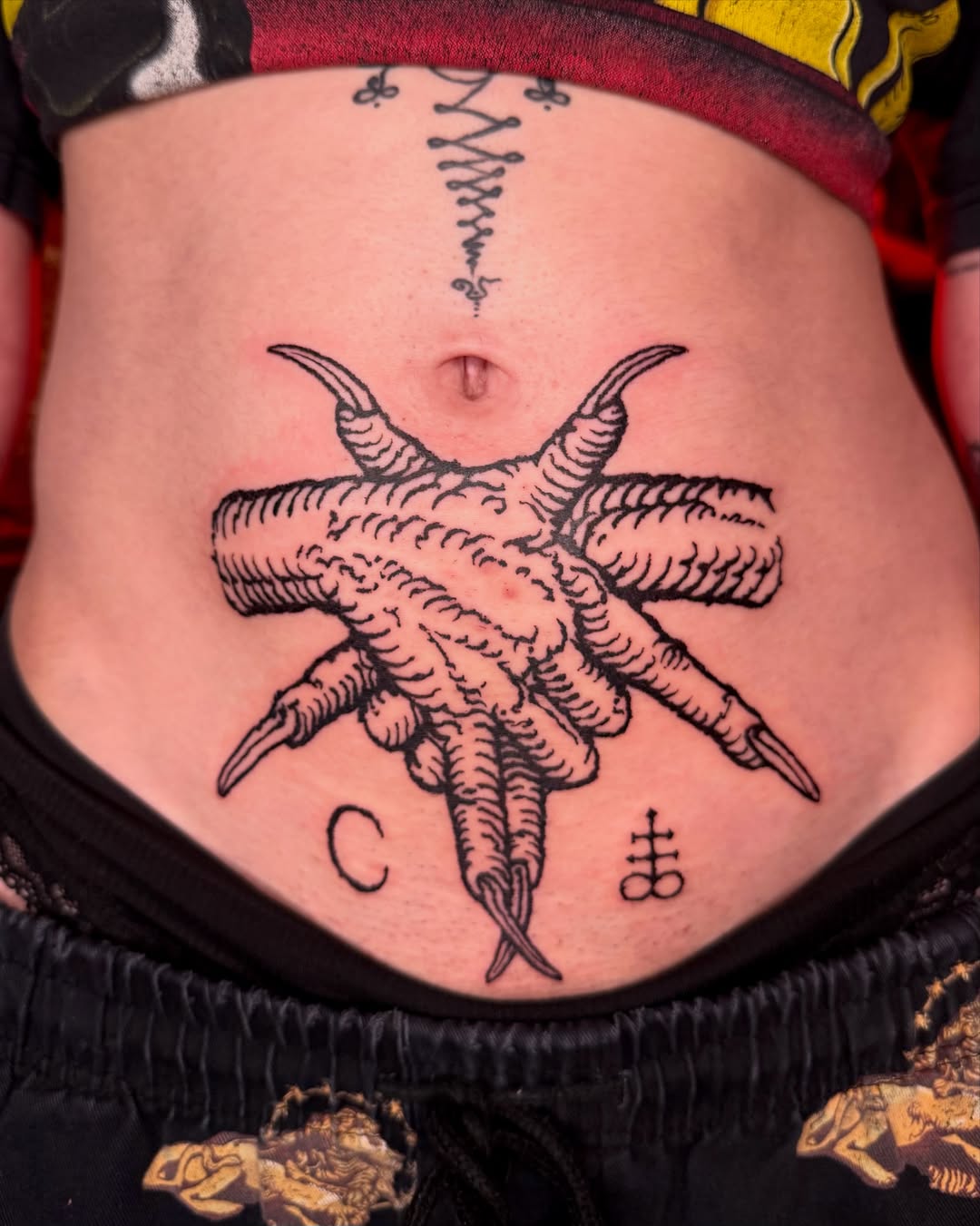 Tattoo by @tt_babaco — blackwork, illustrative