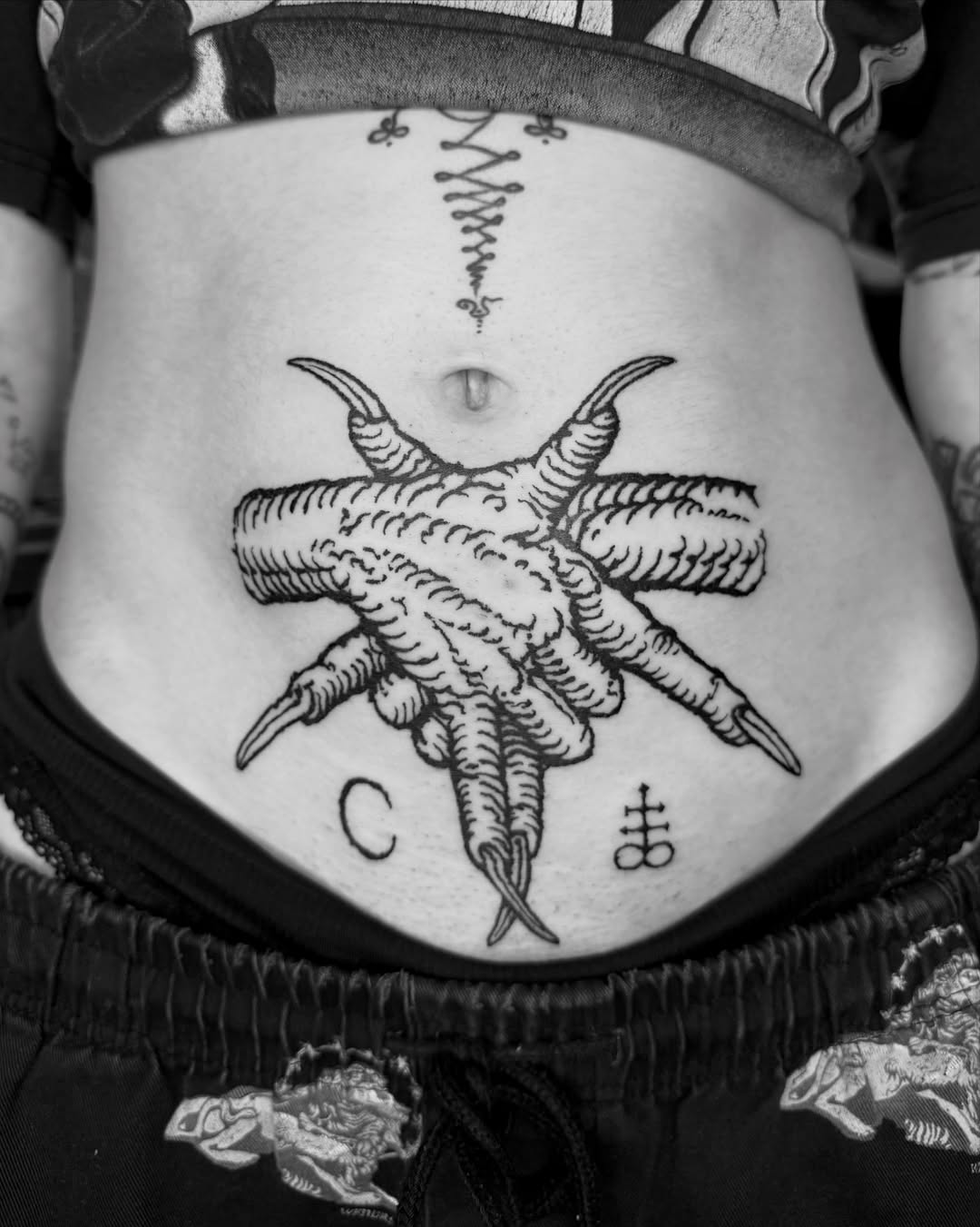 Tattoo by @tt_babaco — blackwork, black_and_grey