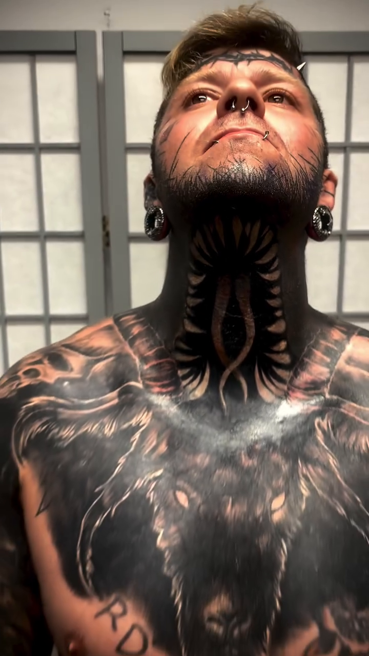 Tattoo by @eastofnoir — blackwork, dark_realism