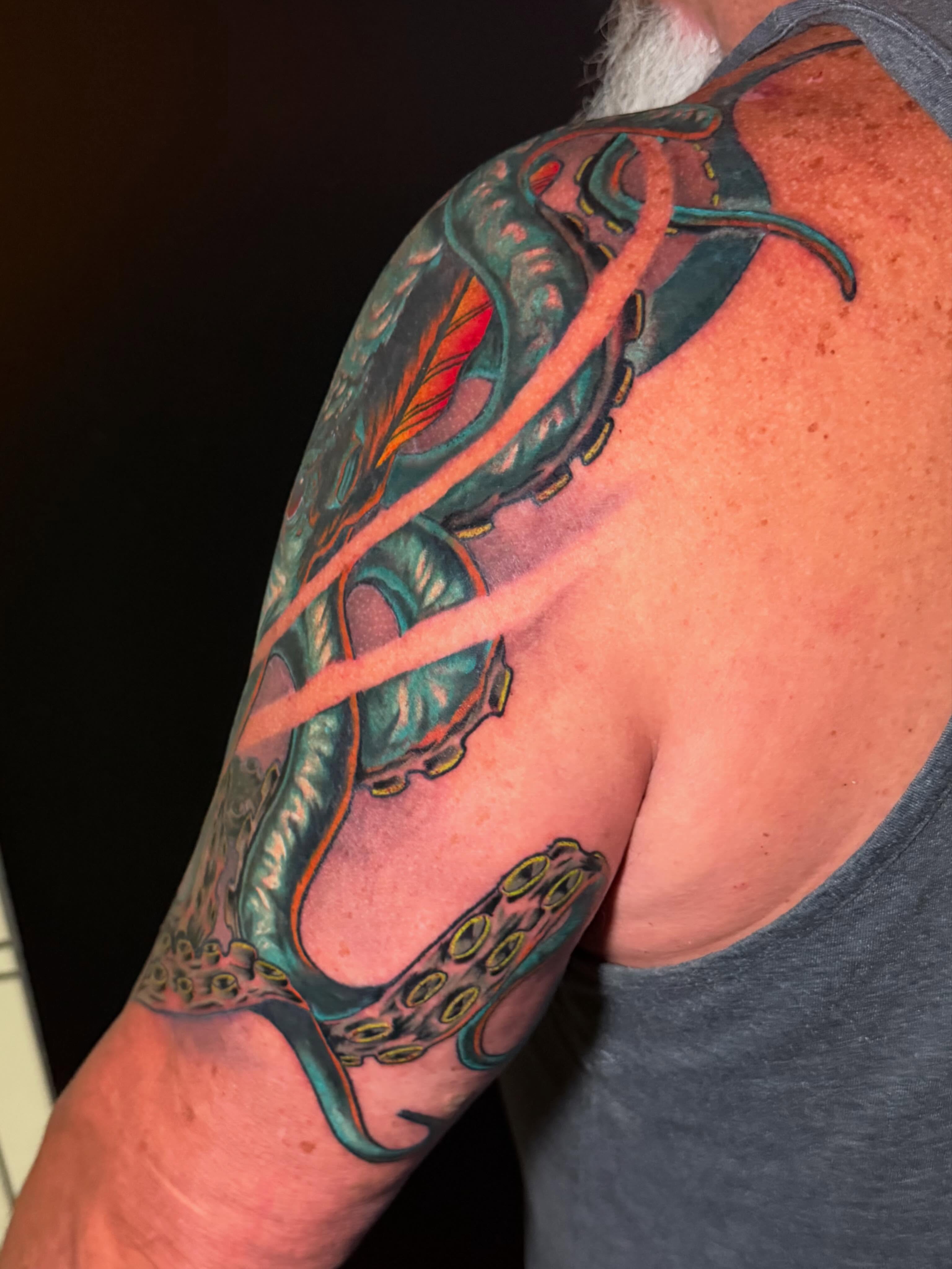 Tattoo by @salcustomtattoo — new_school, realism