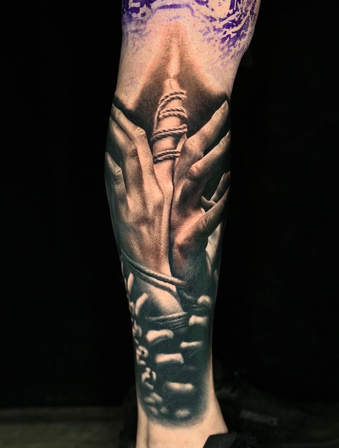 Tattoo by @jwells_tattoos — realism, black_and_grey