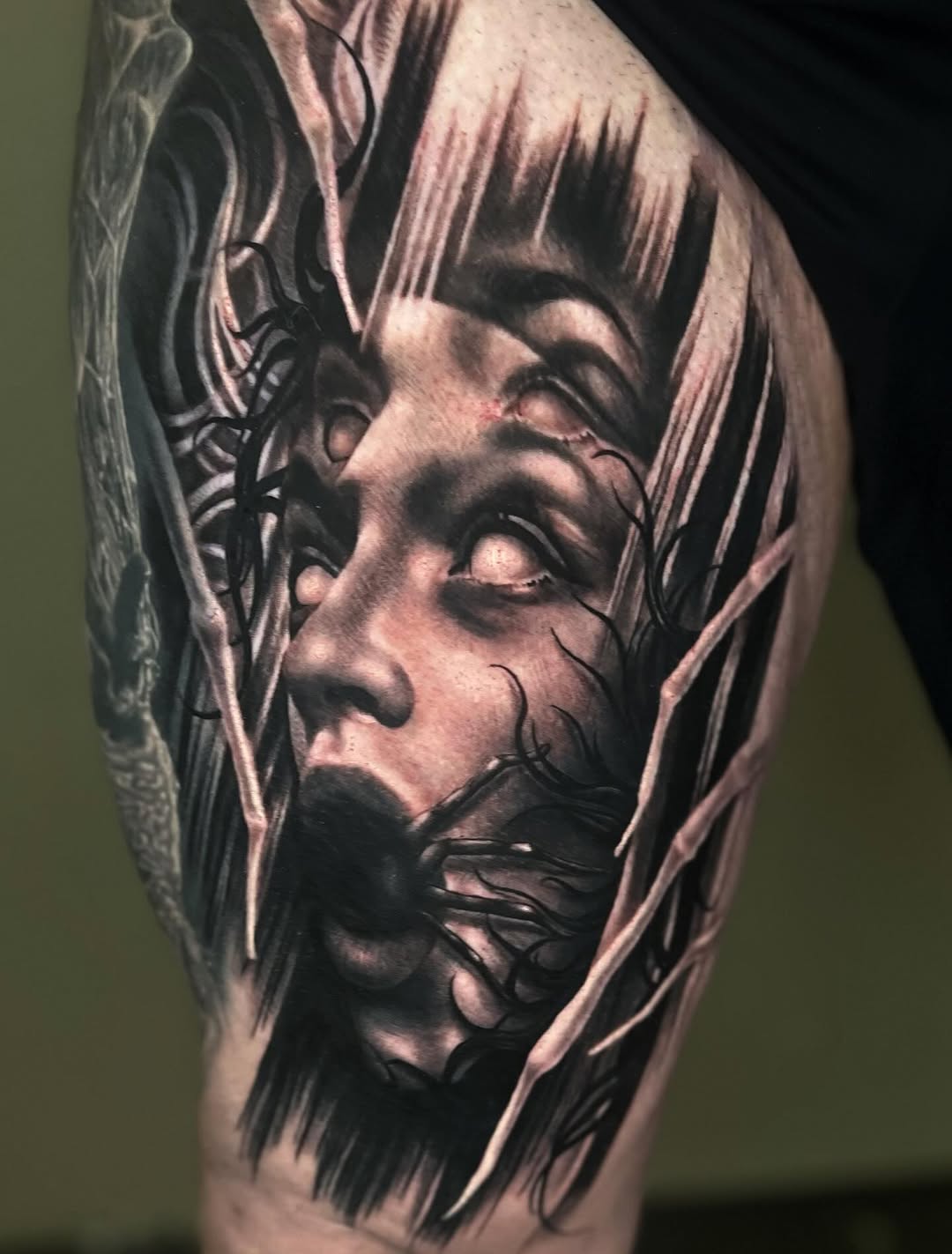 Tattoo by @jwells_tattoos — realism, dark_realism