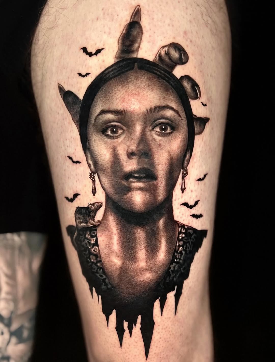 Tattoo by @jwells_tattoos — realism, dark_realism