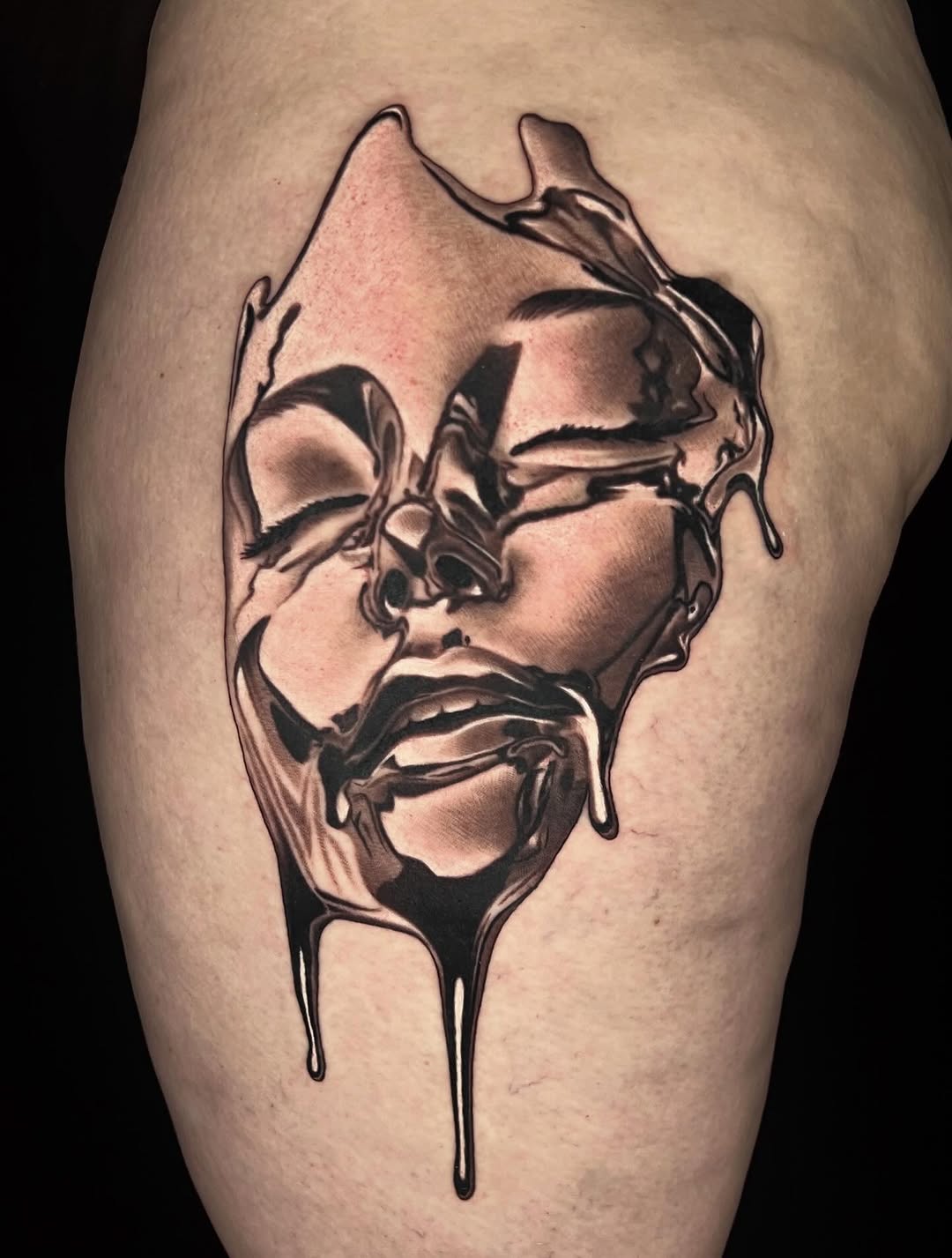 Tattoo by @jwells_tattoos — realism, black_and_grey