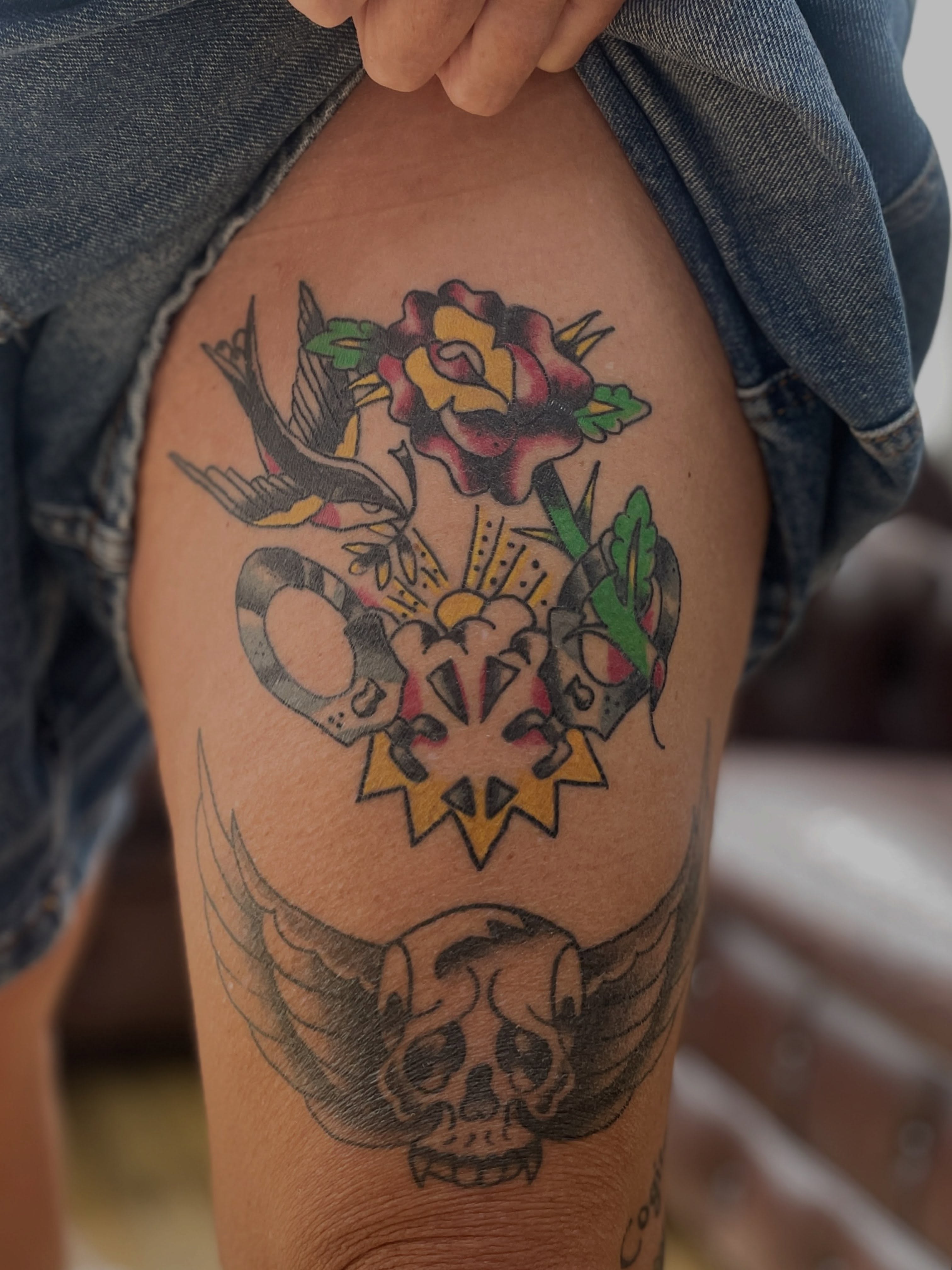 Tattoo by @trad_townsend — american_traditional, neo_traditional
