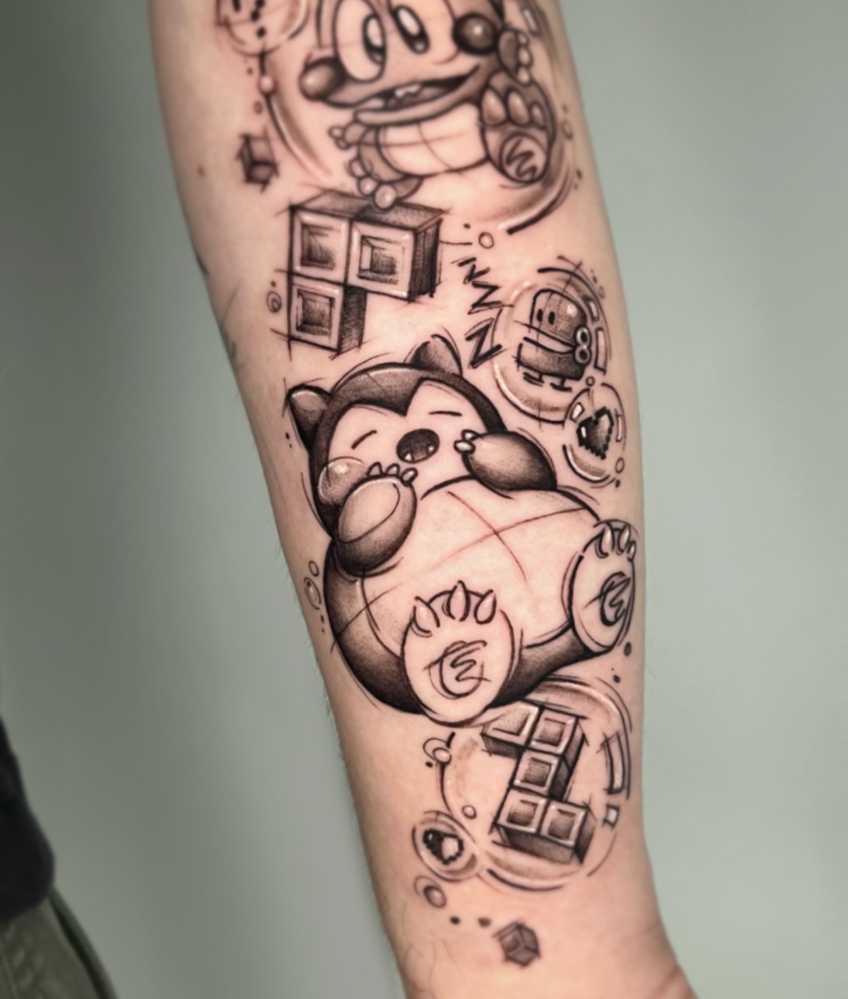 Tattoo by @neonghae — black_and_grey
