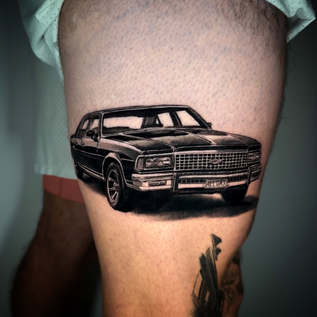 Tattoo by @saint.denis.ink — black_and_grey