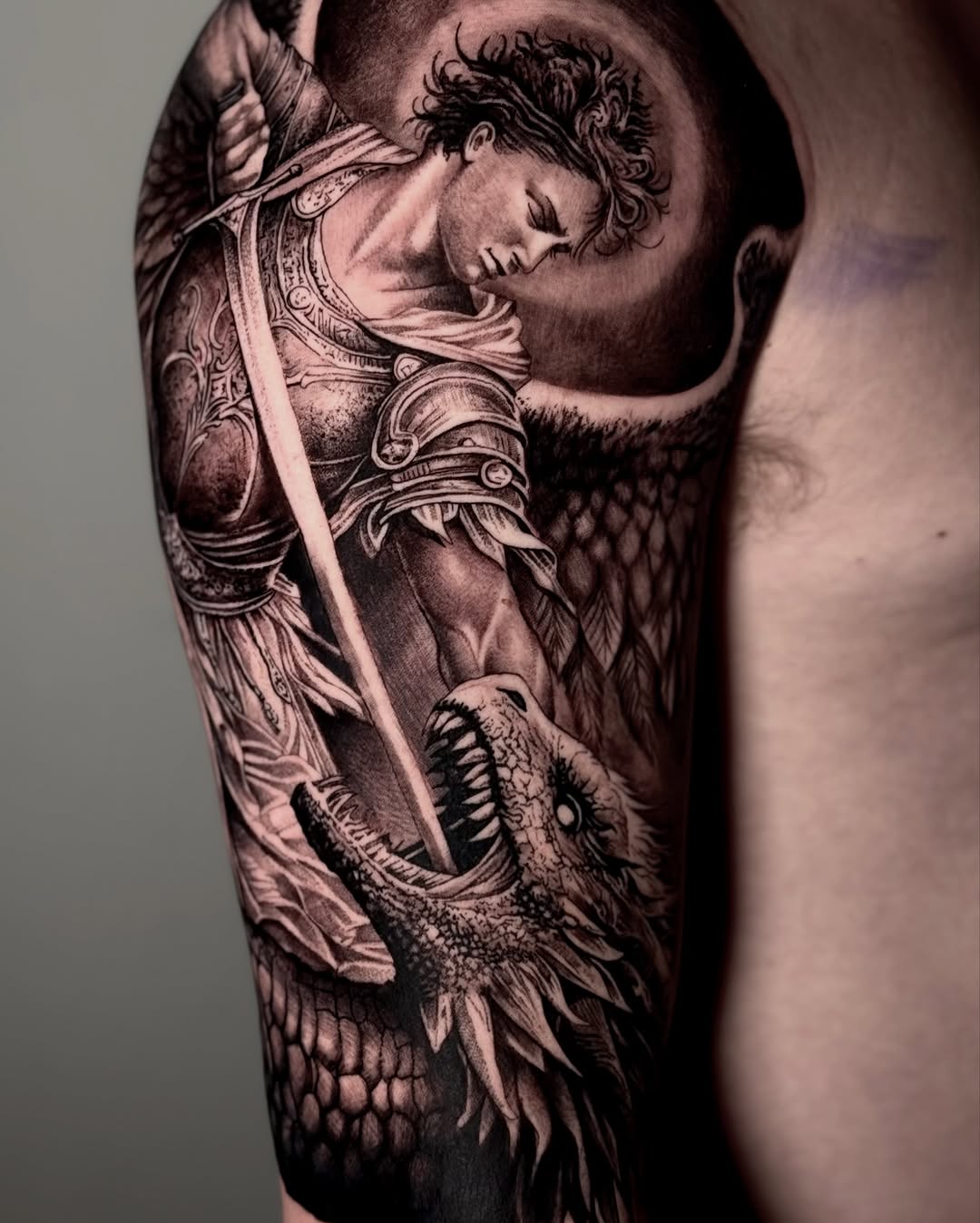 Tattoo by @italonanais — realism, black_and_grey