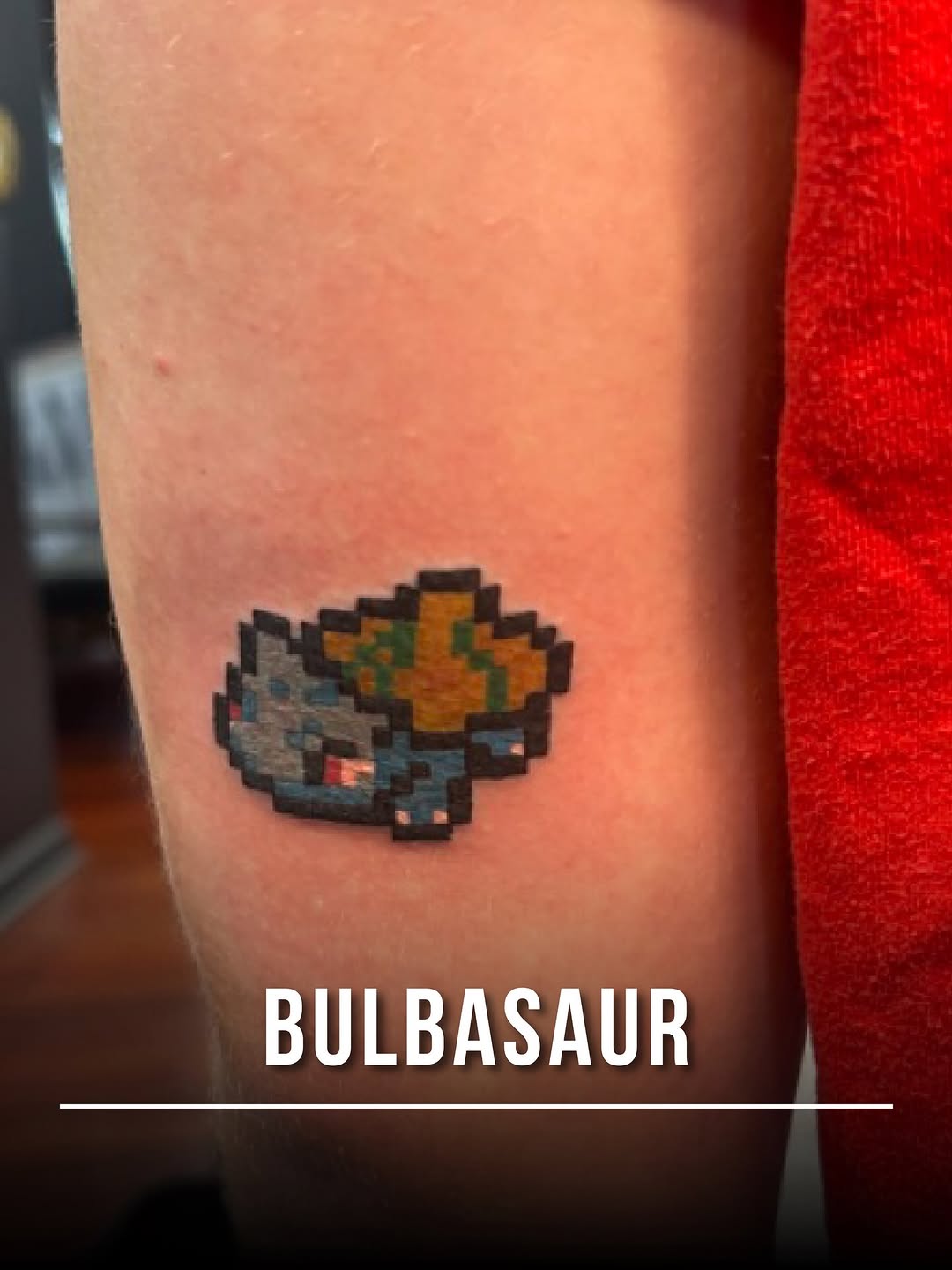 Tattoo by @bcostonink — anime, pixel_art