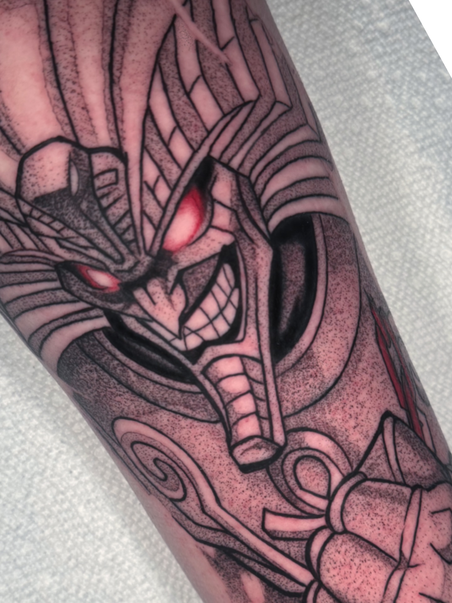 Tattoo by @pinkink11 — geometric, black_and_grey