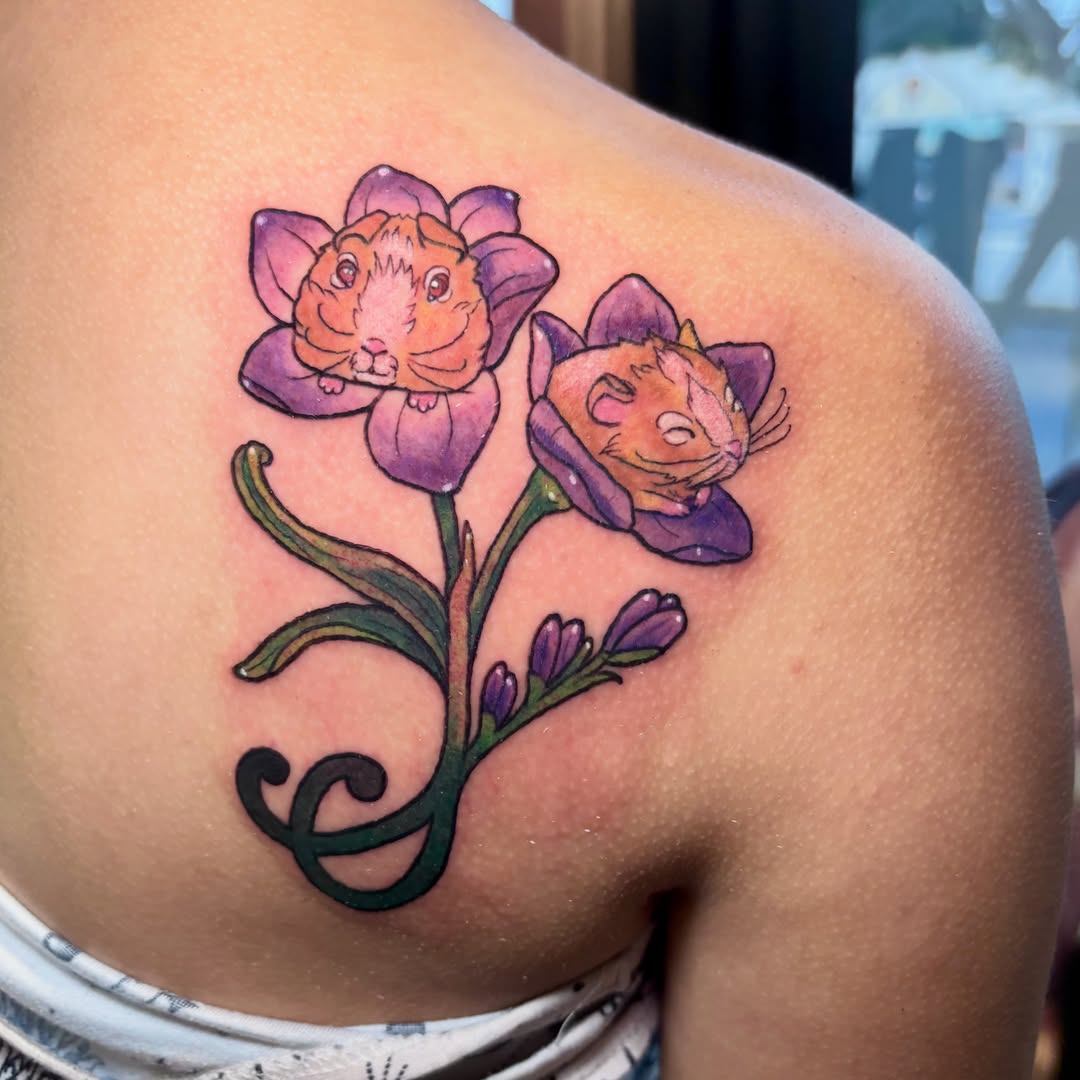 Tattoo by @silverseptemberart — watercolor