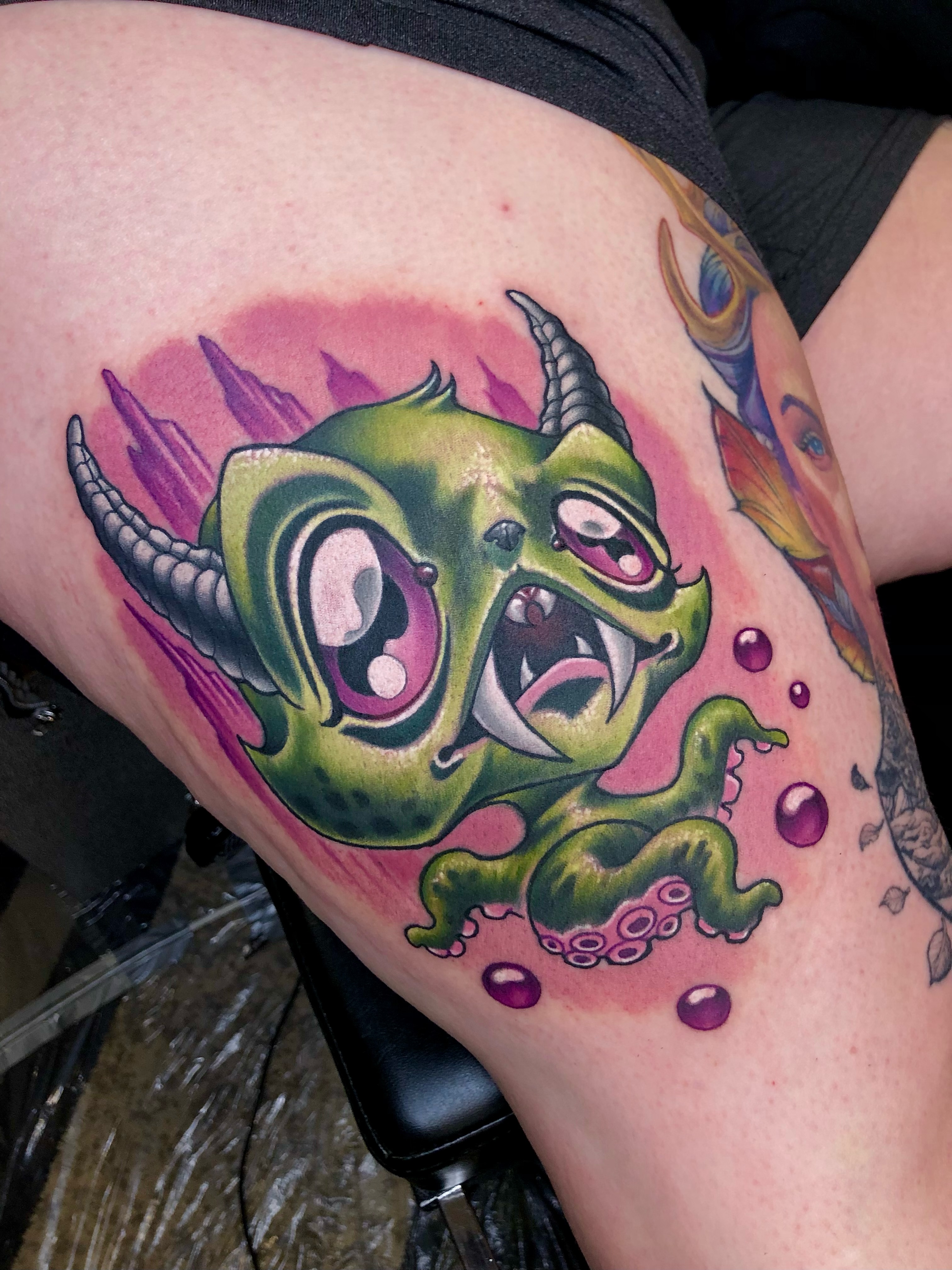 Tattoo by @parrychotipradit — new_school, dotwork