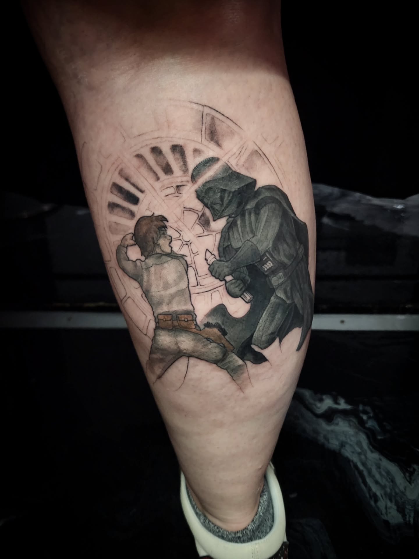 Tattoo by @arthurshail — black_and_grey, realism