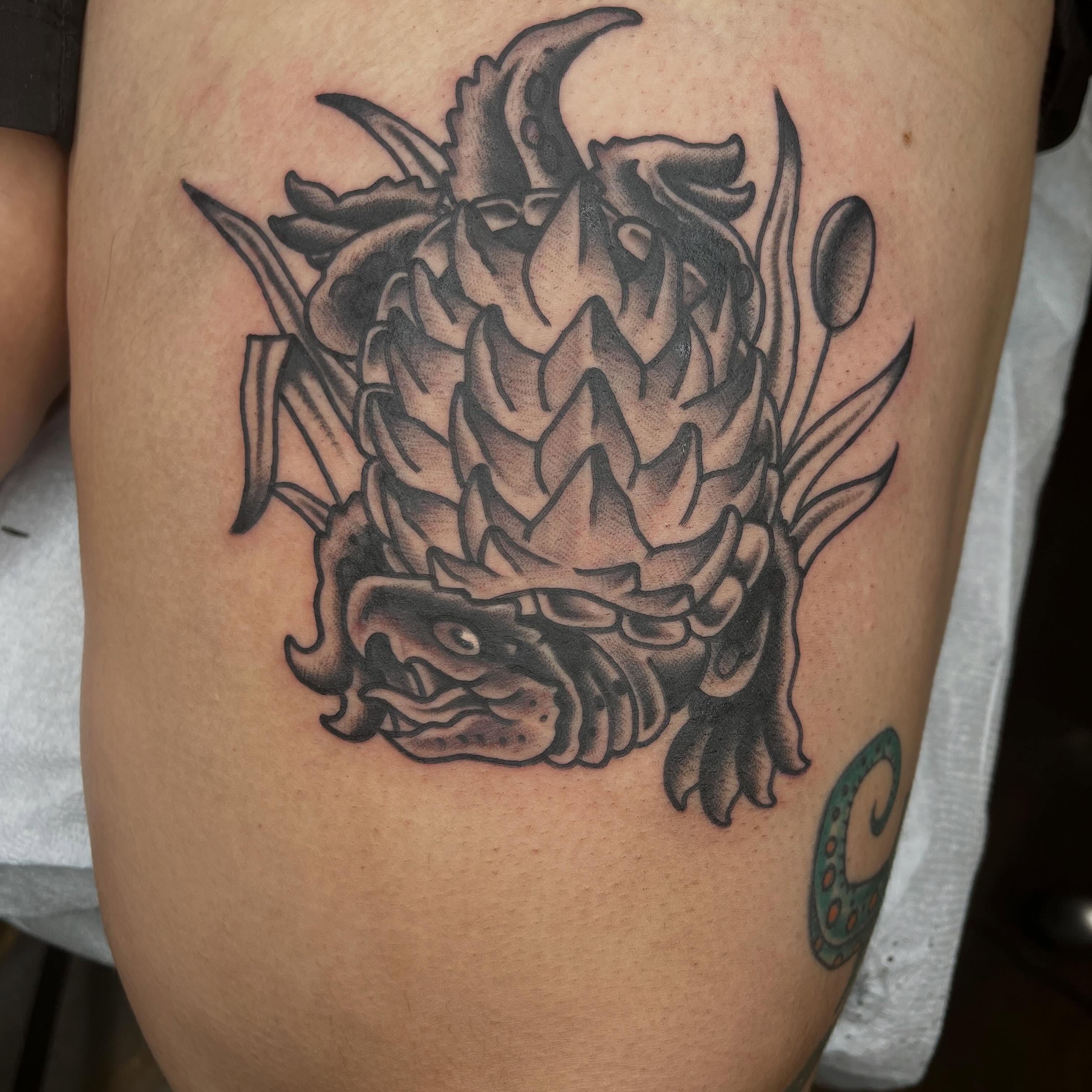 Tattoo by @alexratliff_tattoos — black_and_grey