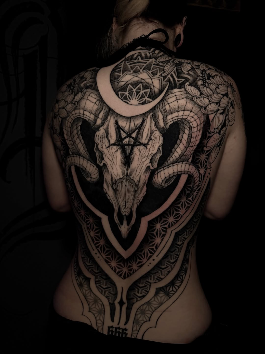 Tattoo by @tattoos_by_carrie — black_and_grey, geometric