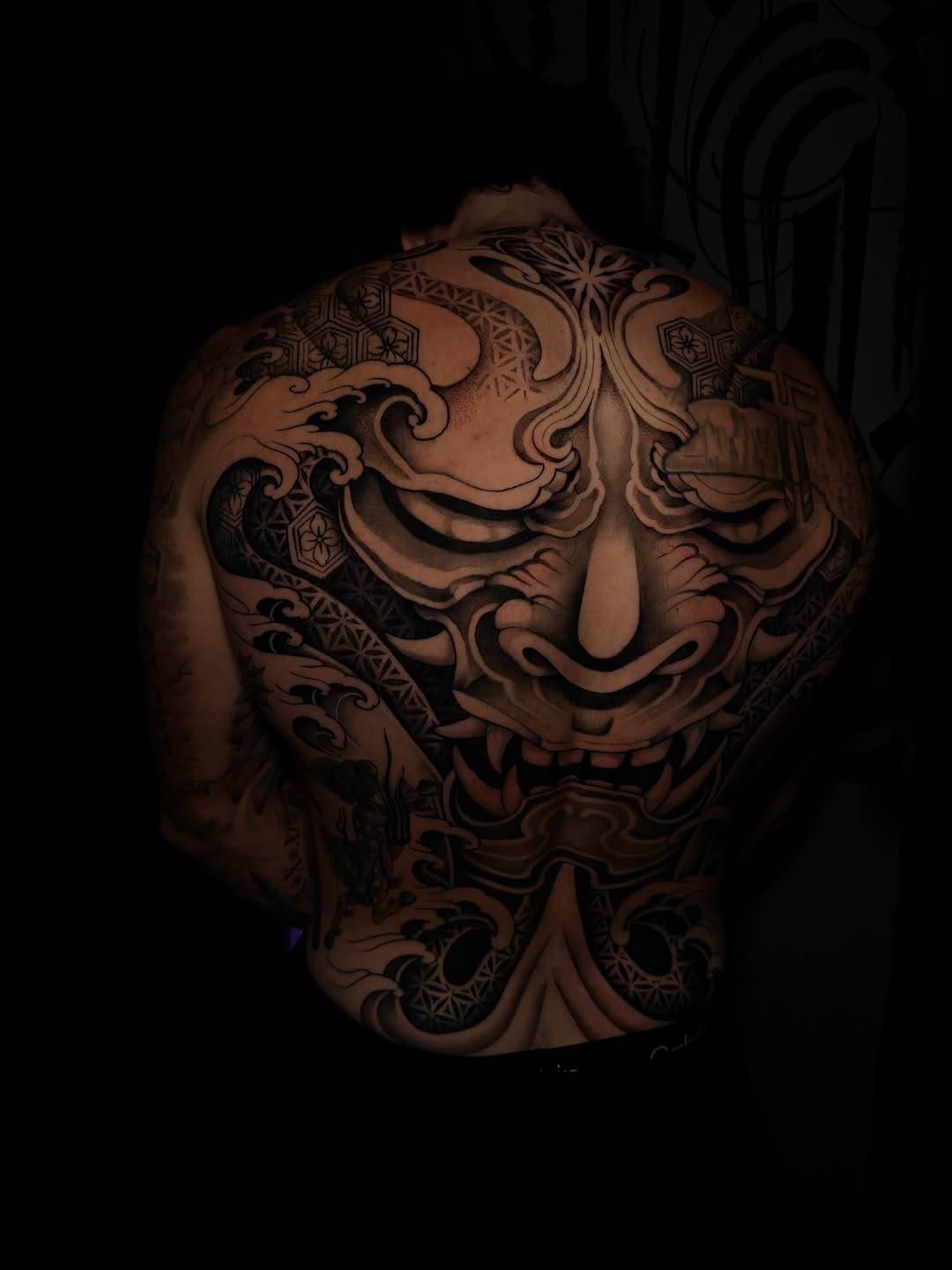 Tattoo by @tattoos_by_carrie — japanese_irezumi, black_and_grey
