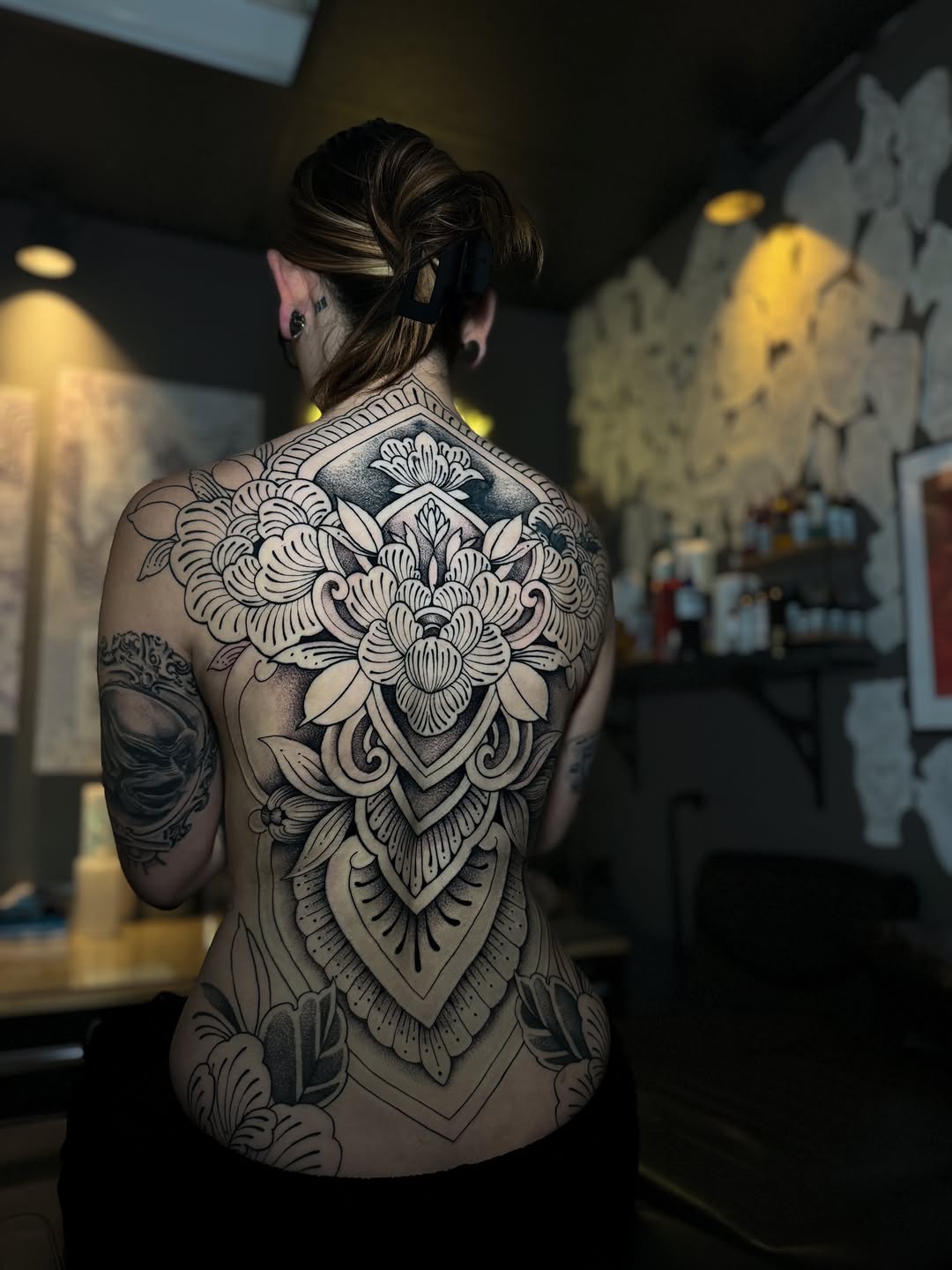 Tattoo by @tattoos_by_carrie — ornamental, dotwork