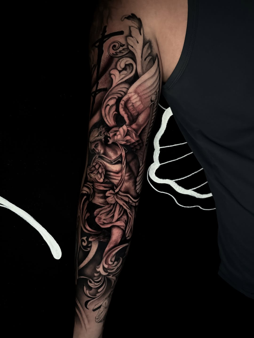 Tattoo by @taboo.tattoos_ — black_and_grey, realism