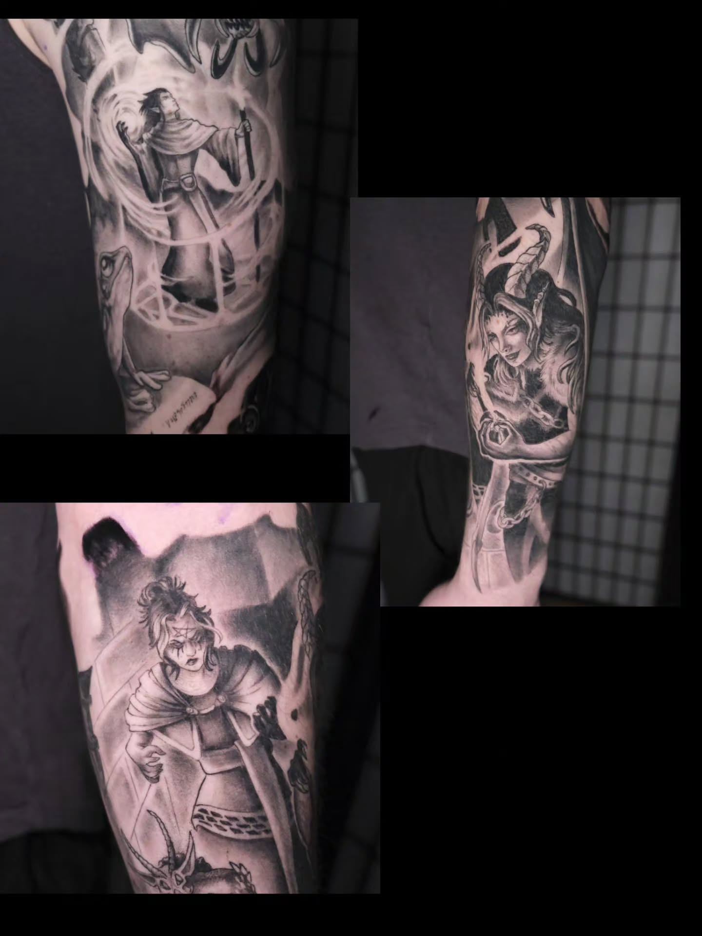 Anime characters anime tattoo on the forearm by Tash  - Seattle Tattoo Artist