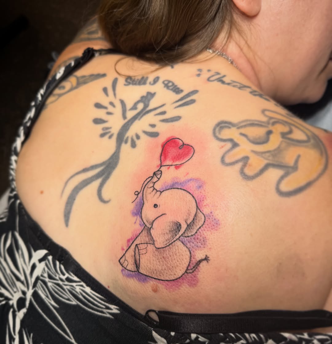 Tattoo by @acmtattoo — watercolor