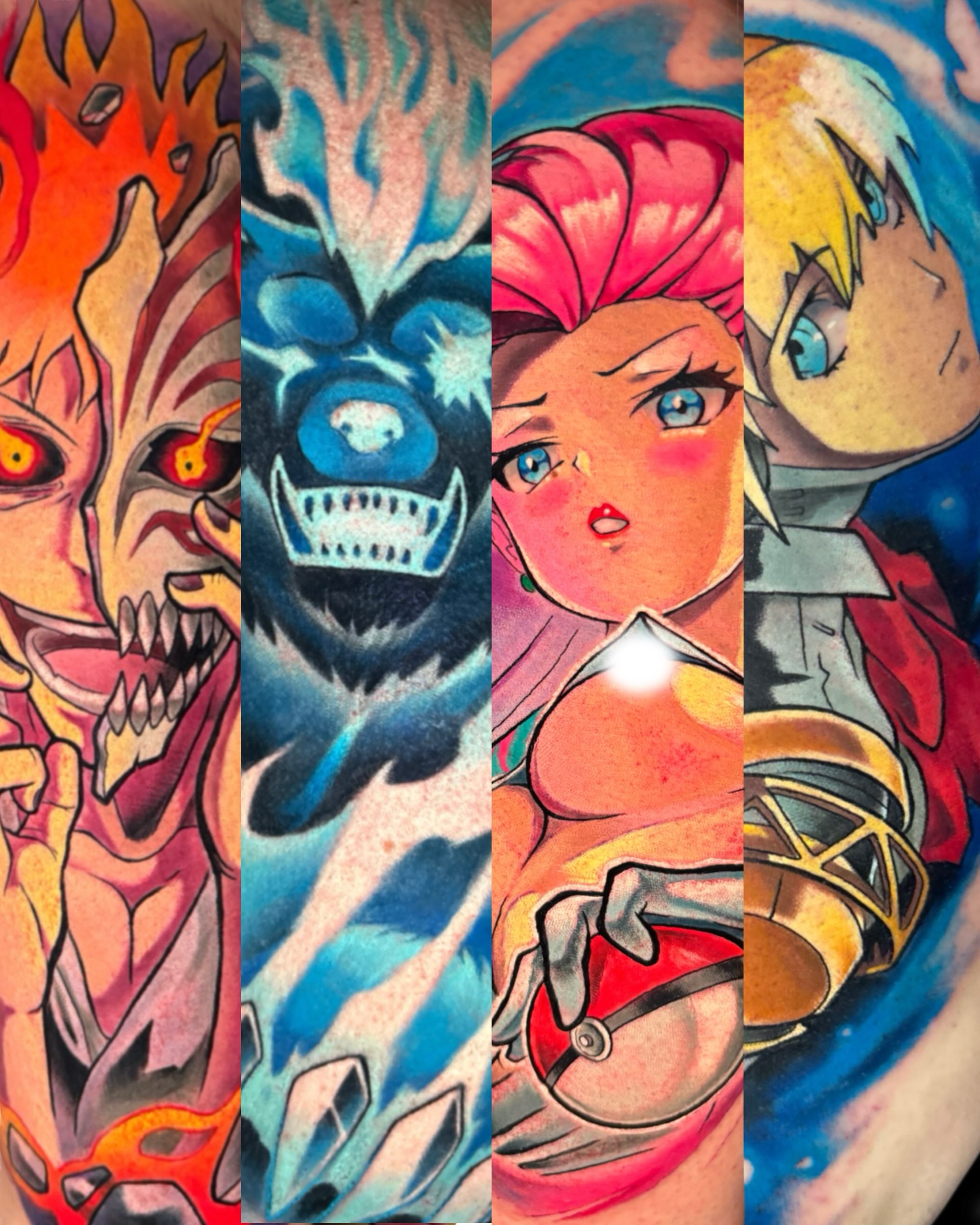 Tattoo by @d.castle.draws — anime