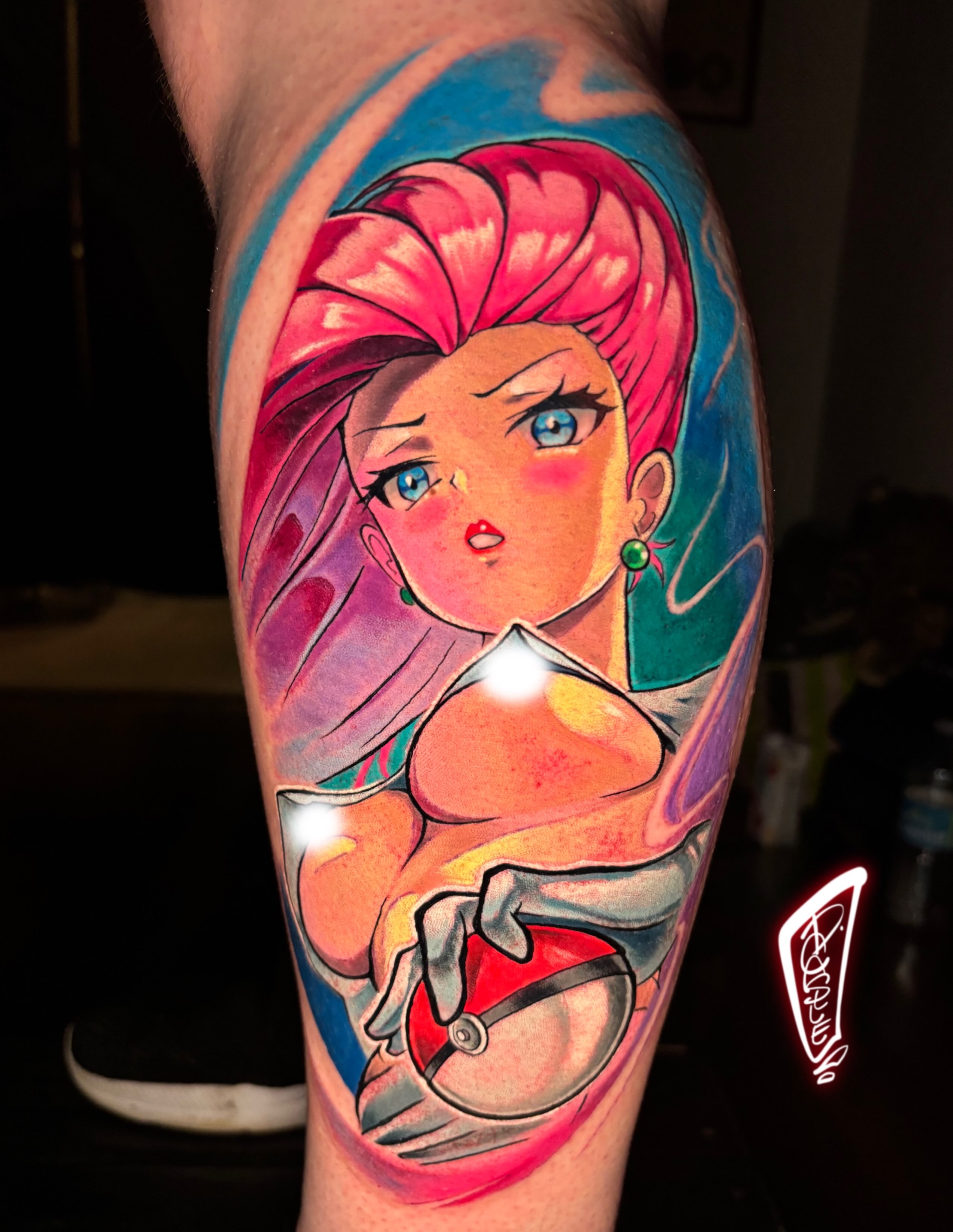 Tattoo by @d.castle.draws — anime